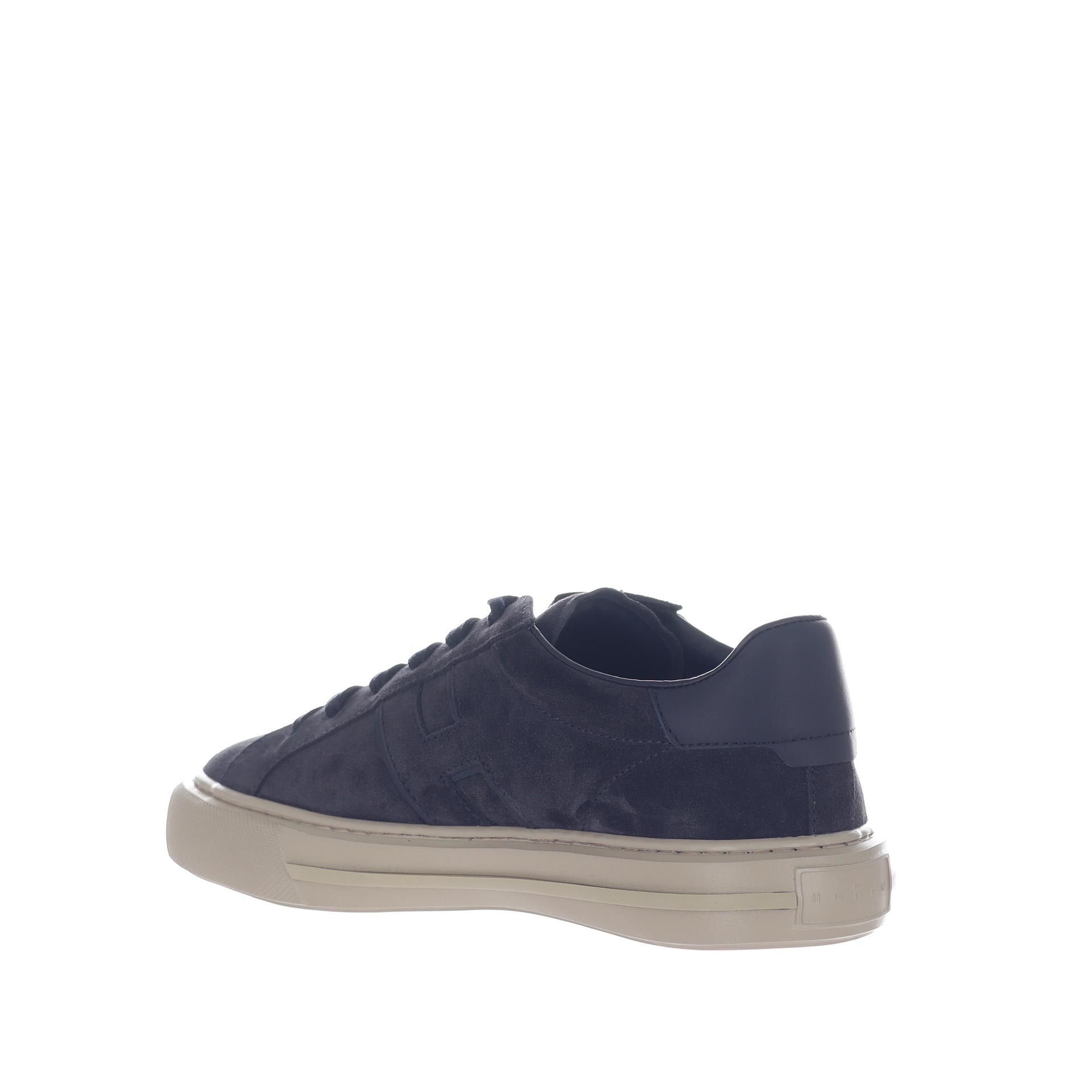 Hogan sneaker h691 in camoscio da uomo