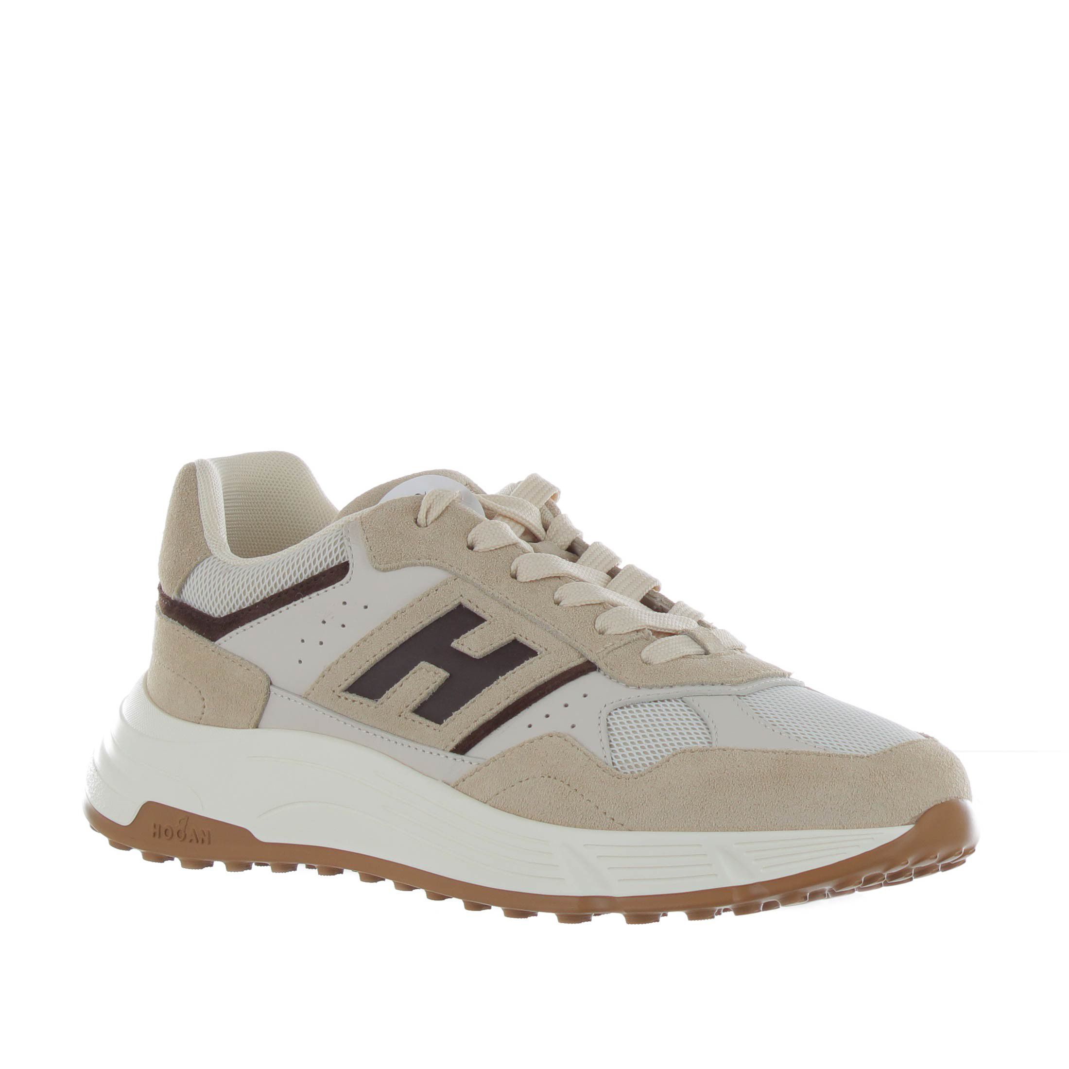 Hogan sneaker hogan hyperlight in camoscio da uomo