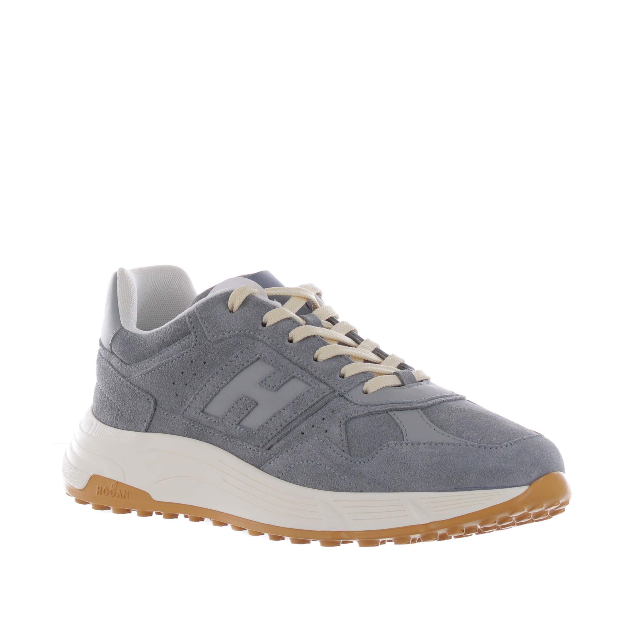Hogan sneaker hogan hyperlight in camoscio da uomo