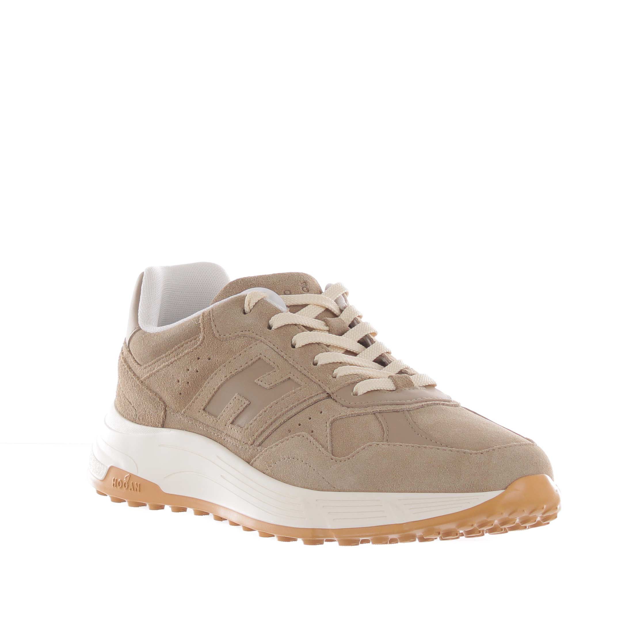 Hogan sneaker hogan hyperlight in camoscio da uomo