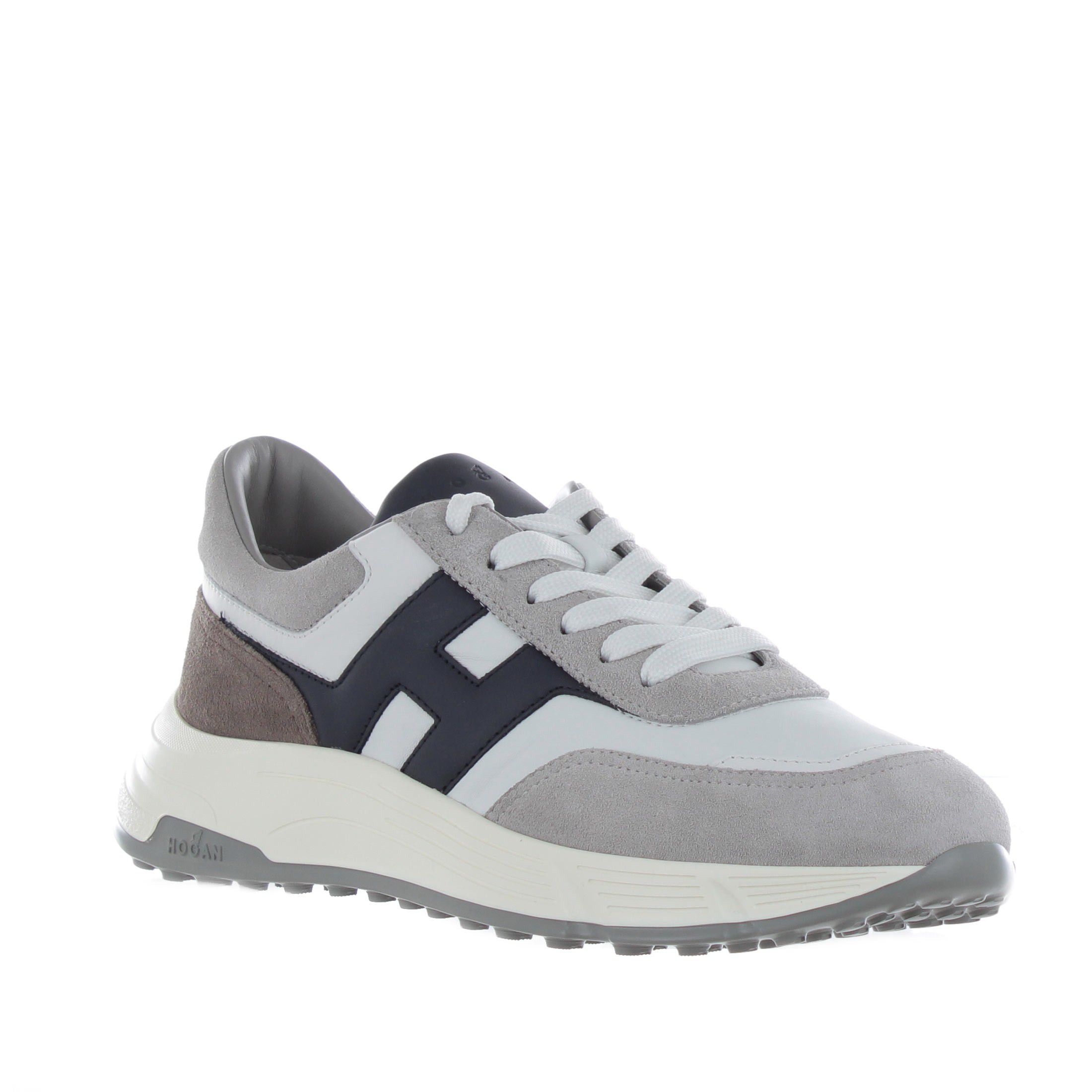 Hogan sneaker hogan hyperlight in camoscio da uomo
