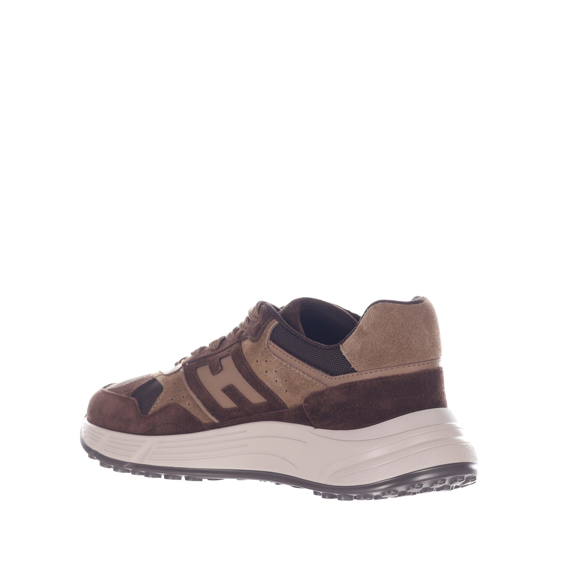 Hogan sneaker hogan hyperlight in camoscio da uomo