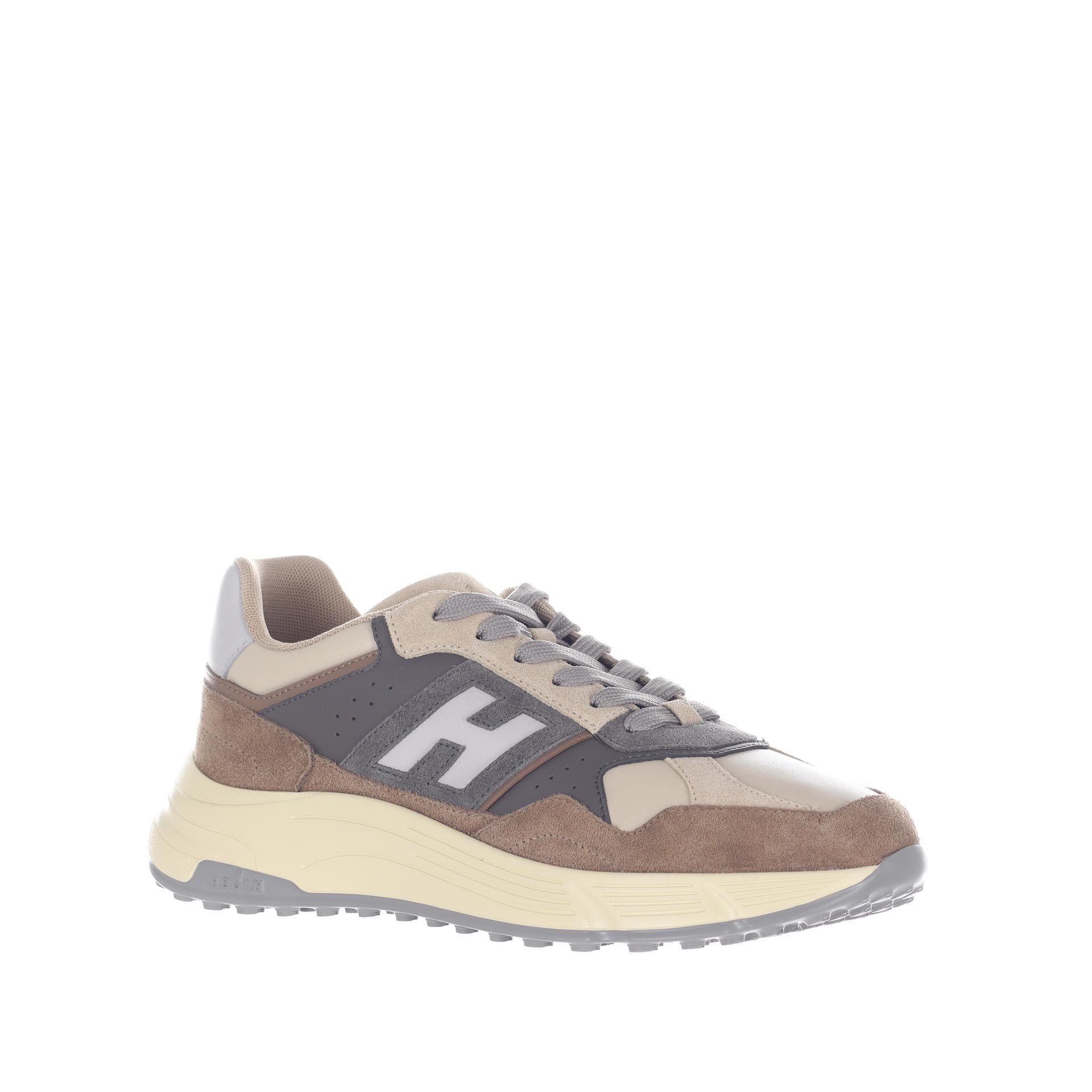 Hogan sneaker hogan hyperlight in camoscio da uomo