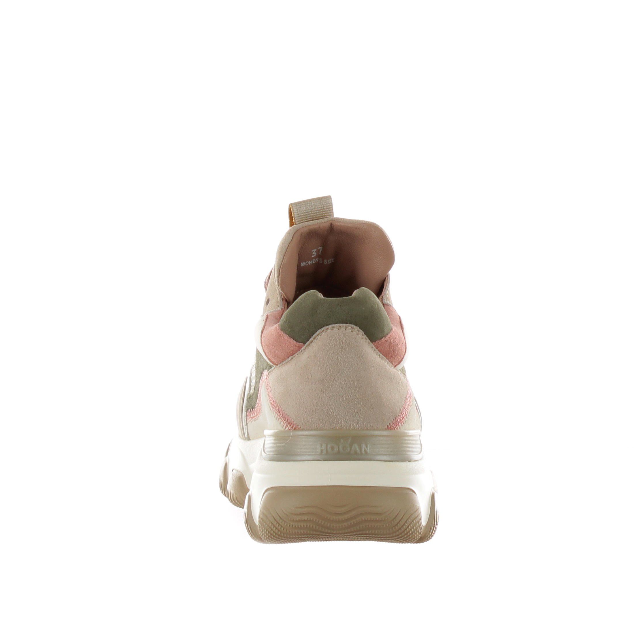 Hogan sneaker hyperactive in camoscio da donna