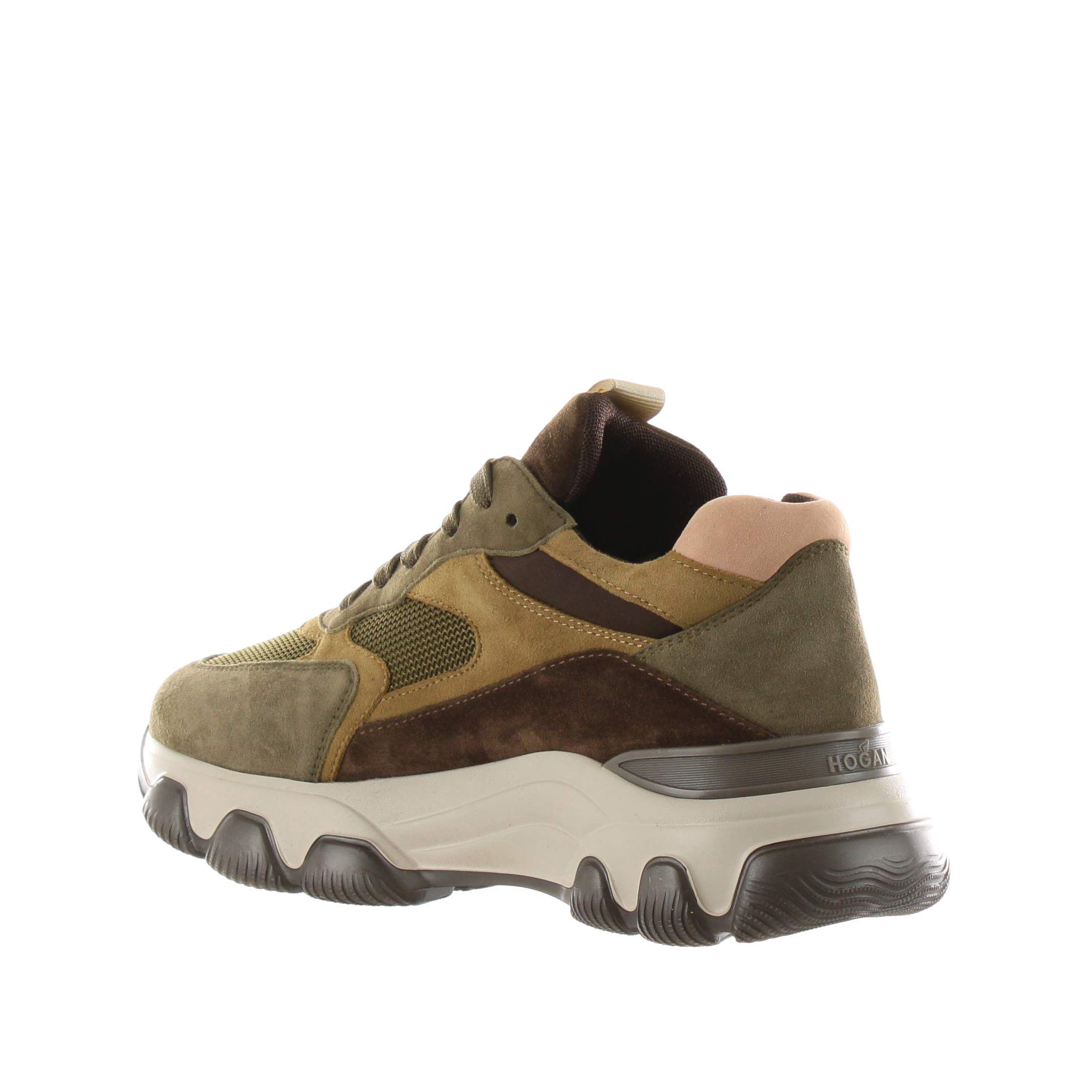 Hogan sneaker hyperactive in pelle scamosciata da donna