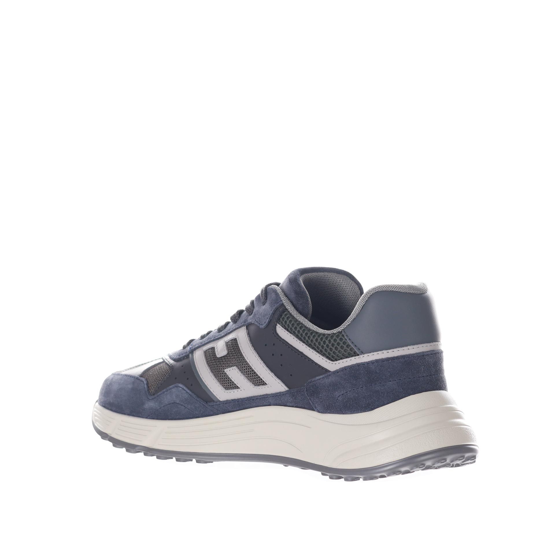 Hogan sneaker hyperlight in camoscio e tessuto tecnico da uomo