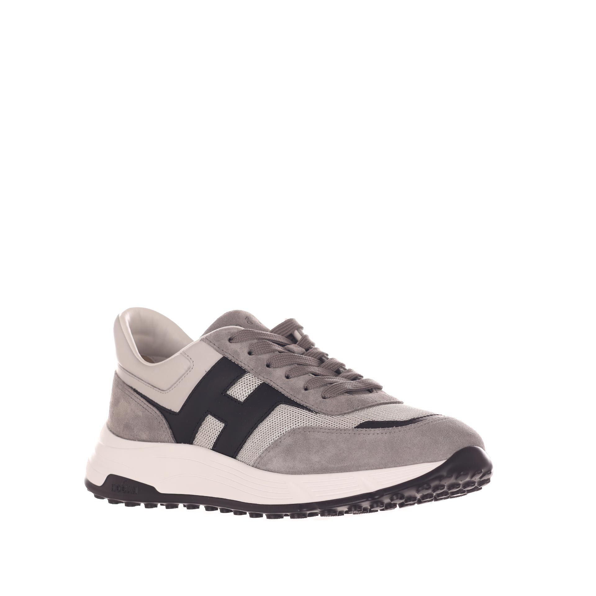 Hogan sneaker hyperlight in camoscio e tessuto tecnico da uomo