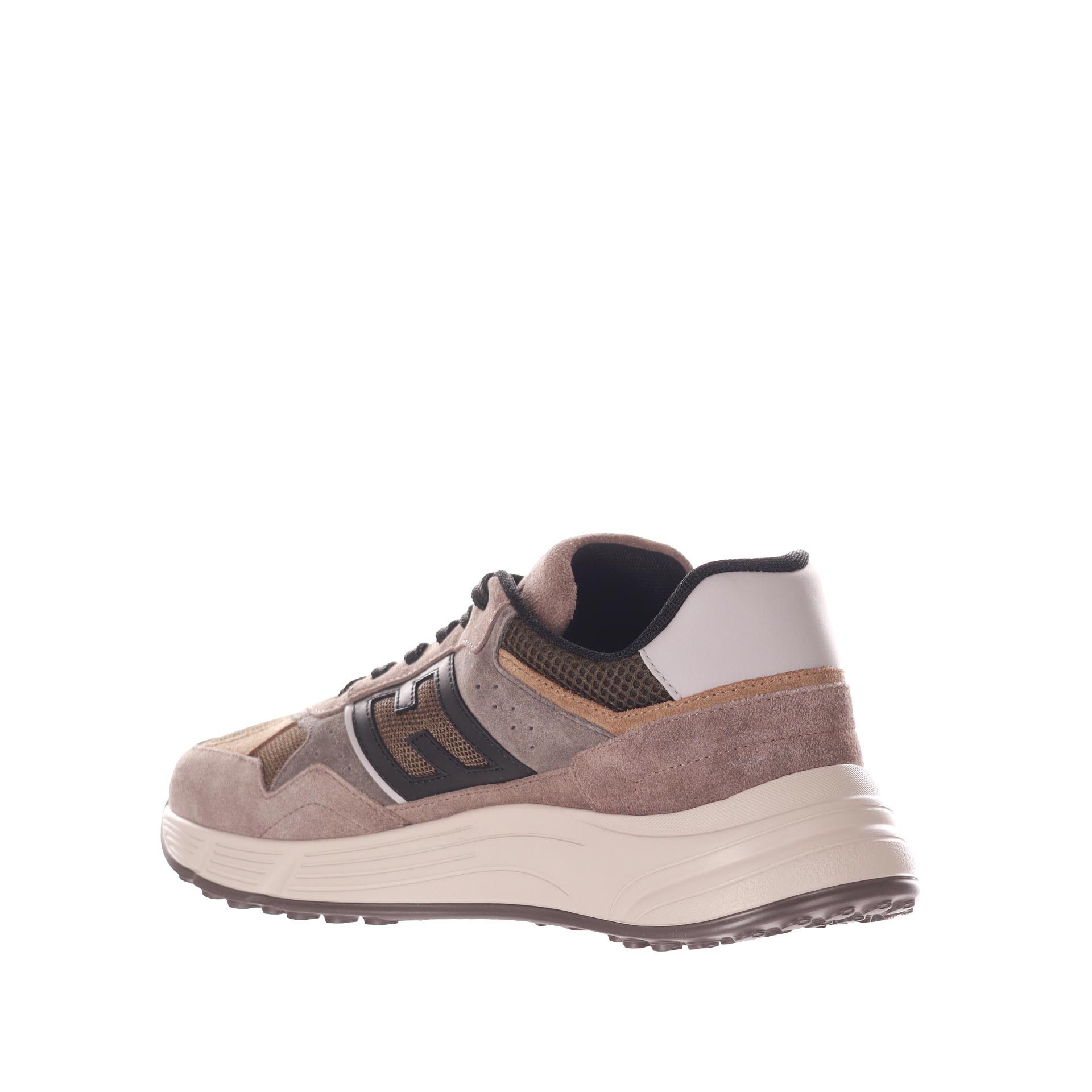 Hogan sneaker hyperlight in camoscio e tessuto tecnico da uomo