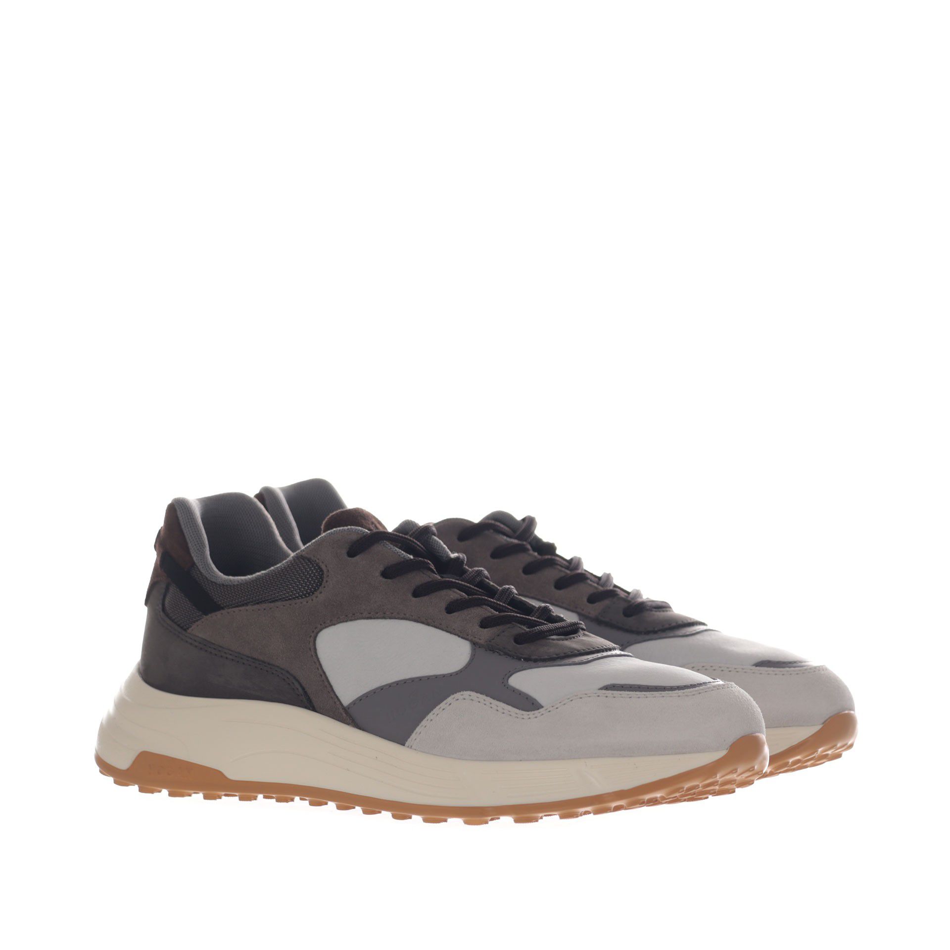 Hogan sneaker hyperlight in pelle scamosciata da uomo