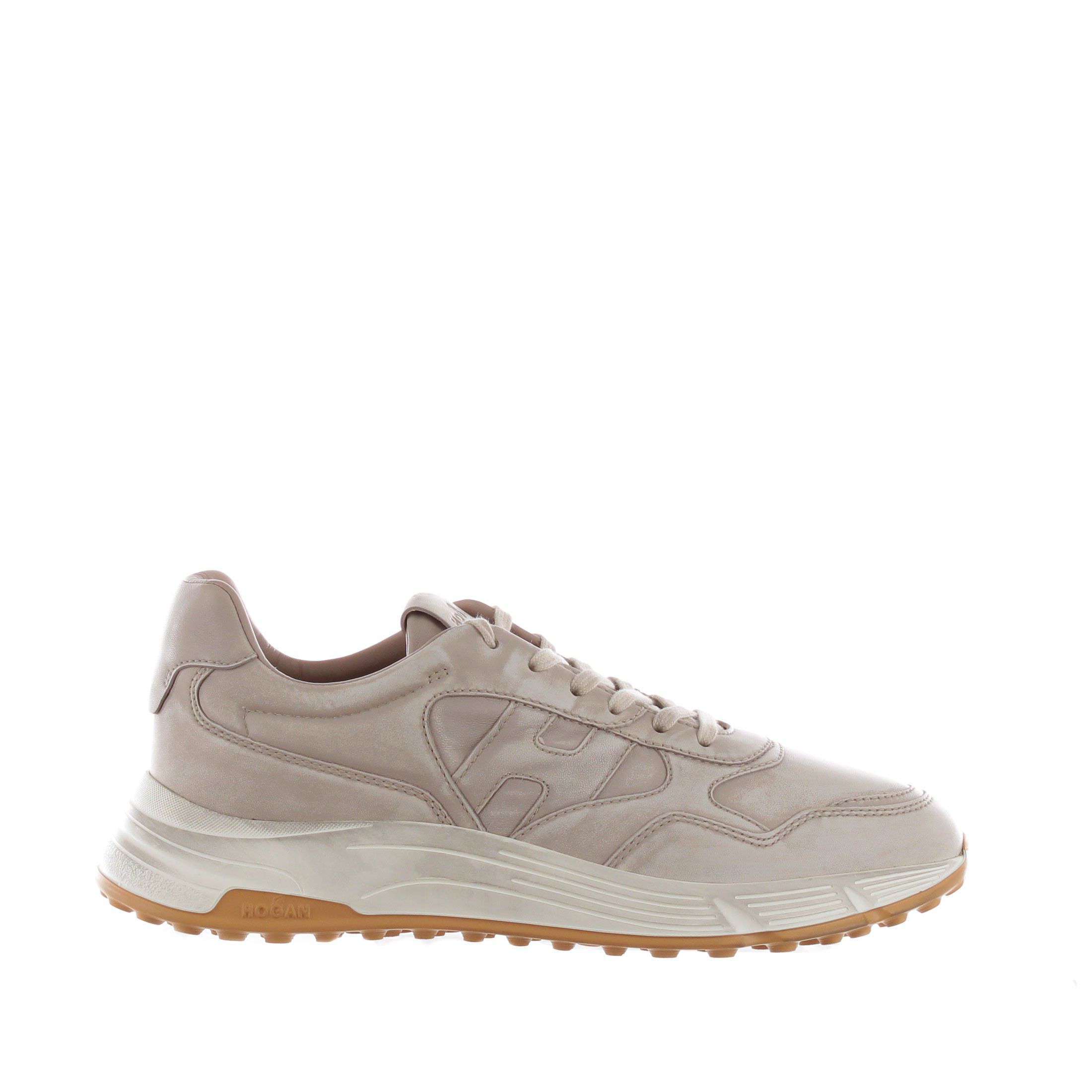 Hogan sneaker hyperlight in pelle vintage da uomo