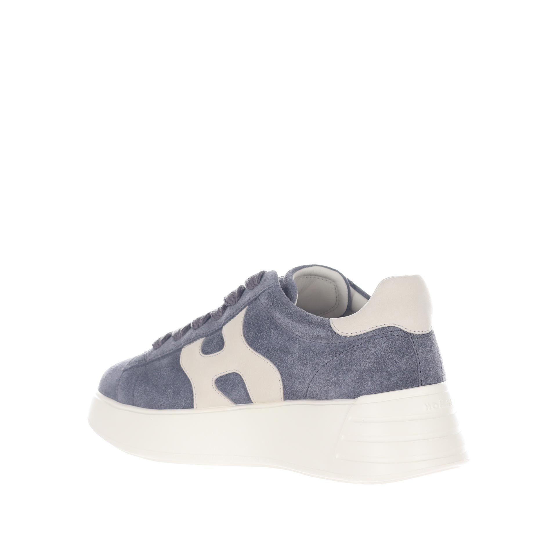 Hogan sneaker rebel h562 in camoscio da donna