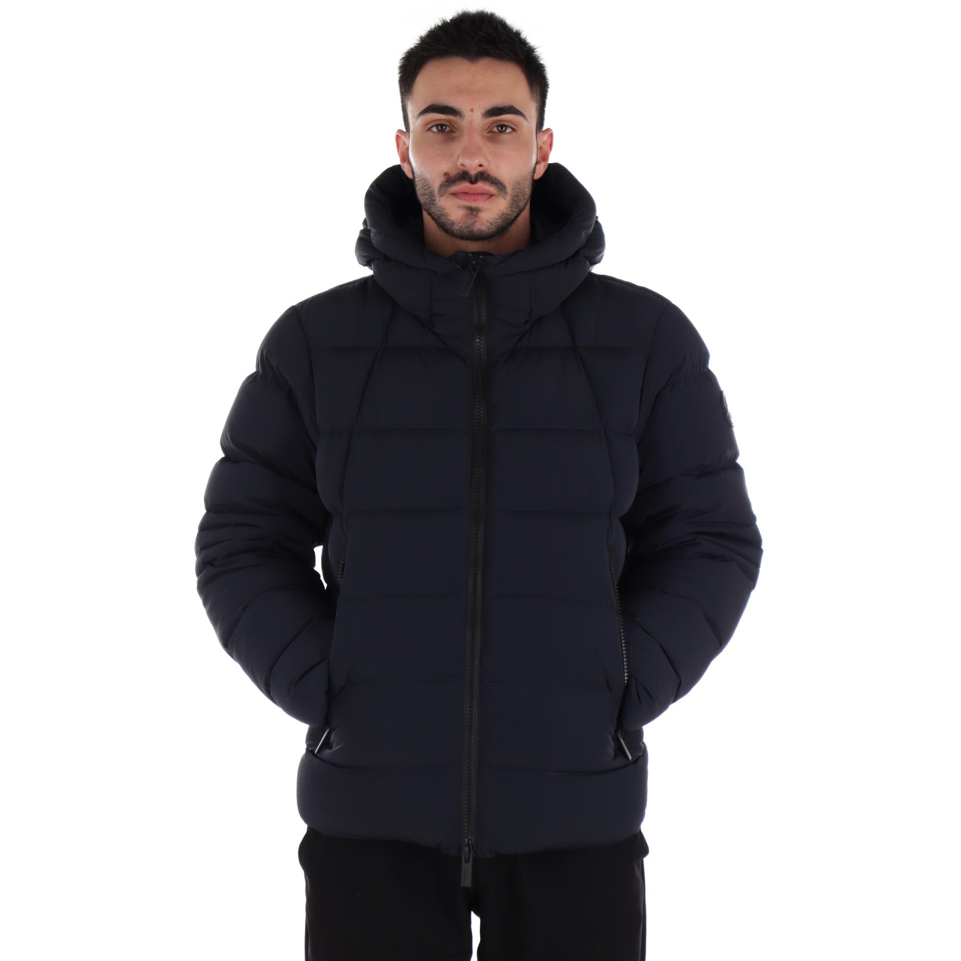 Hèskimo giubbotto bistretch con cappuccio da uomo