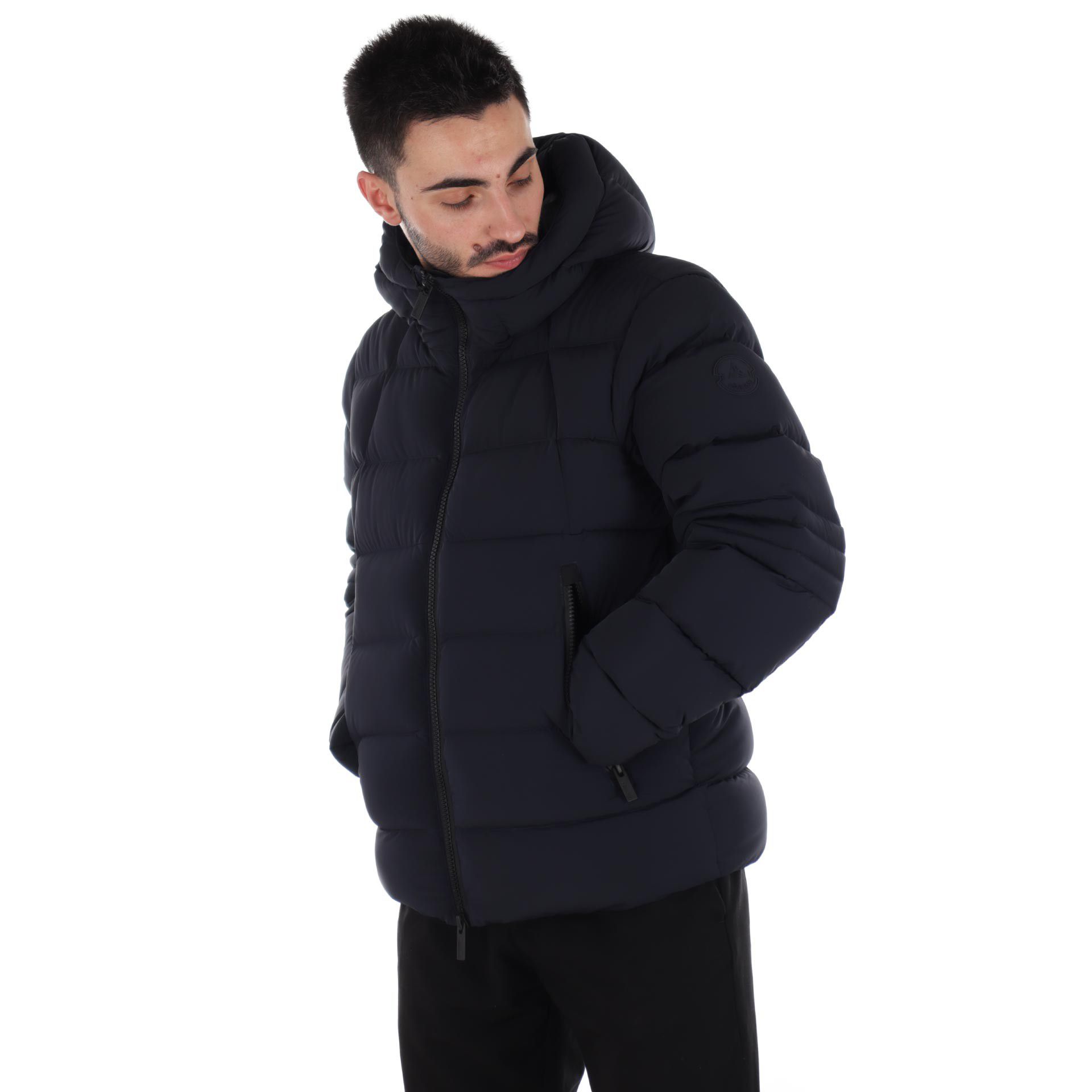 Hèskimo giubbotto bistretch con cappuccio da uomo