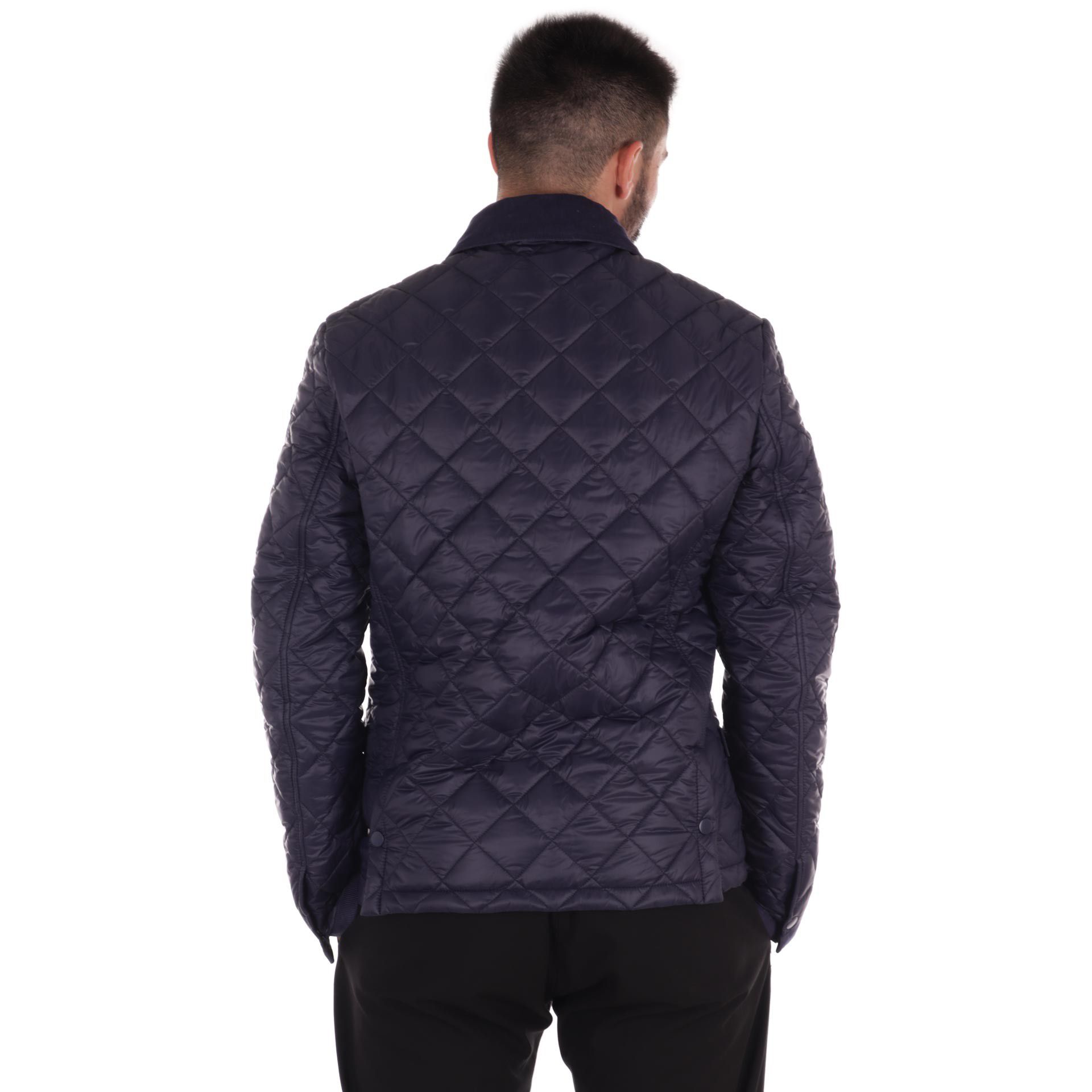 Husky giacca a camicia in nylon trapuntato da uomo