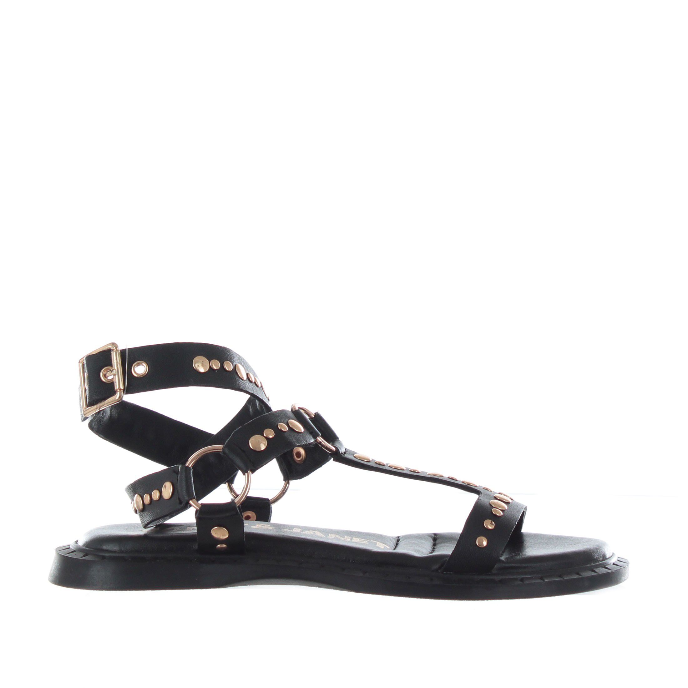 Janet & janet sandalo flat in pelle da donna