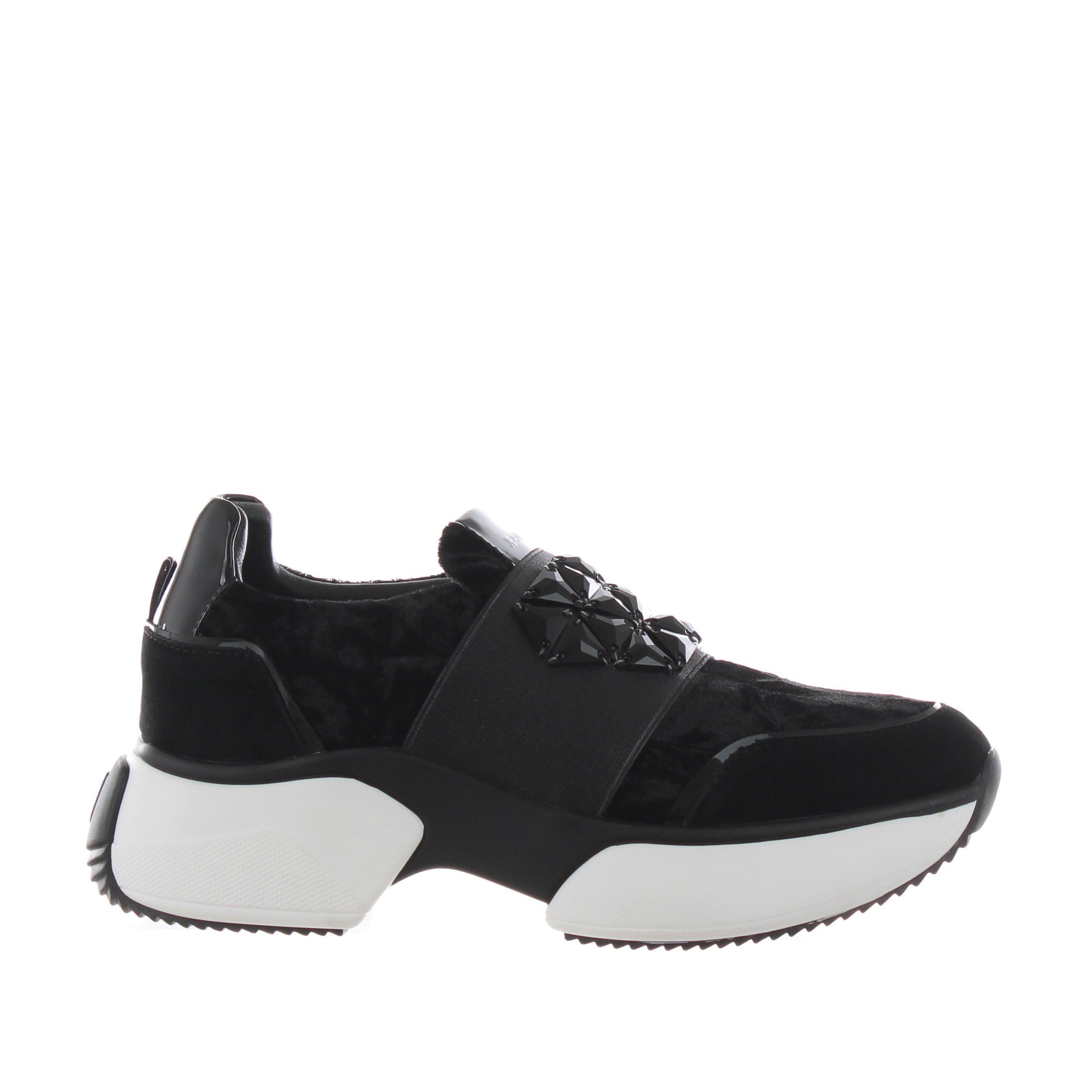 Jeannot slip on in camoscio e velluto da donna