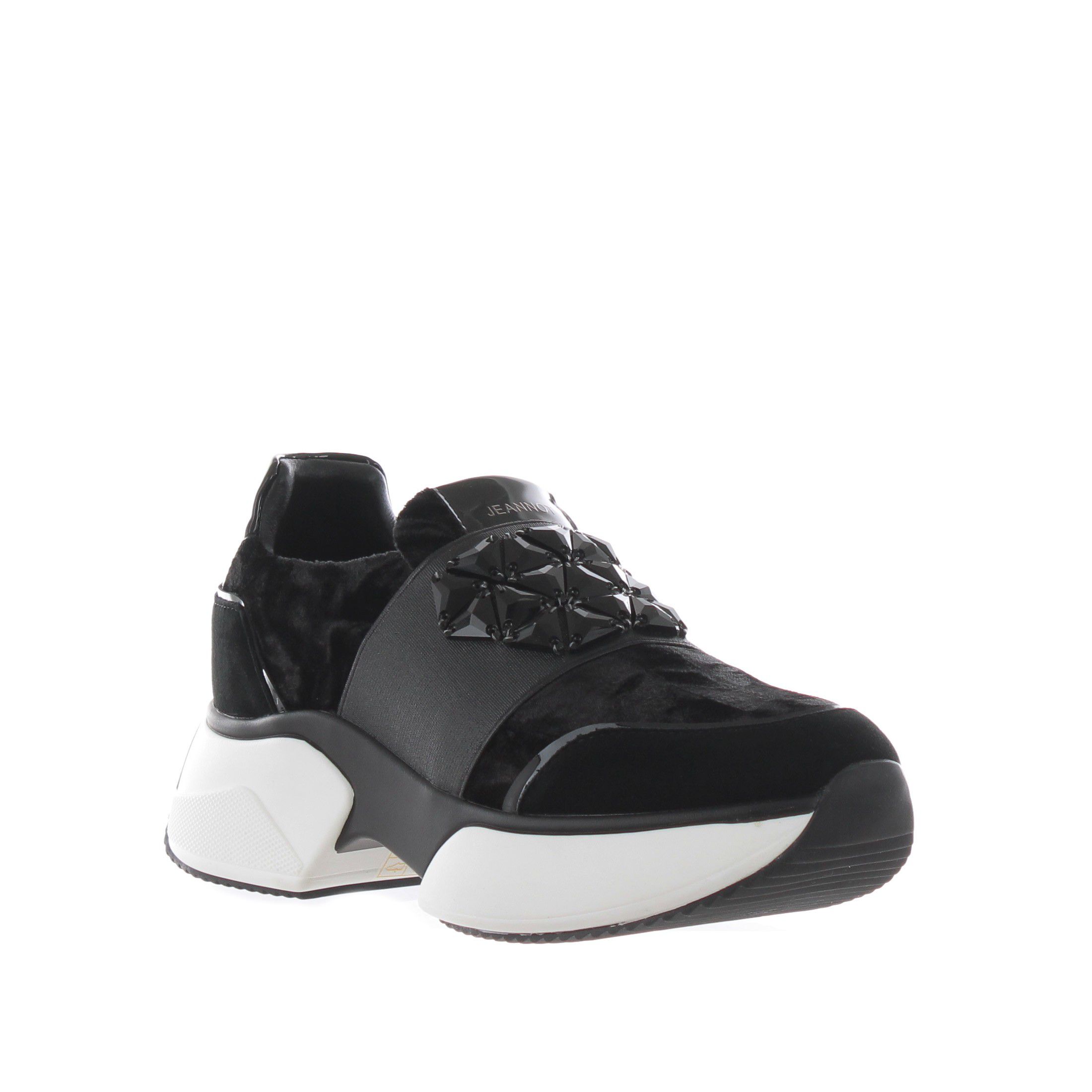 Jeannot slip on in camoscio e velluto da donna
