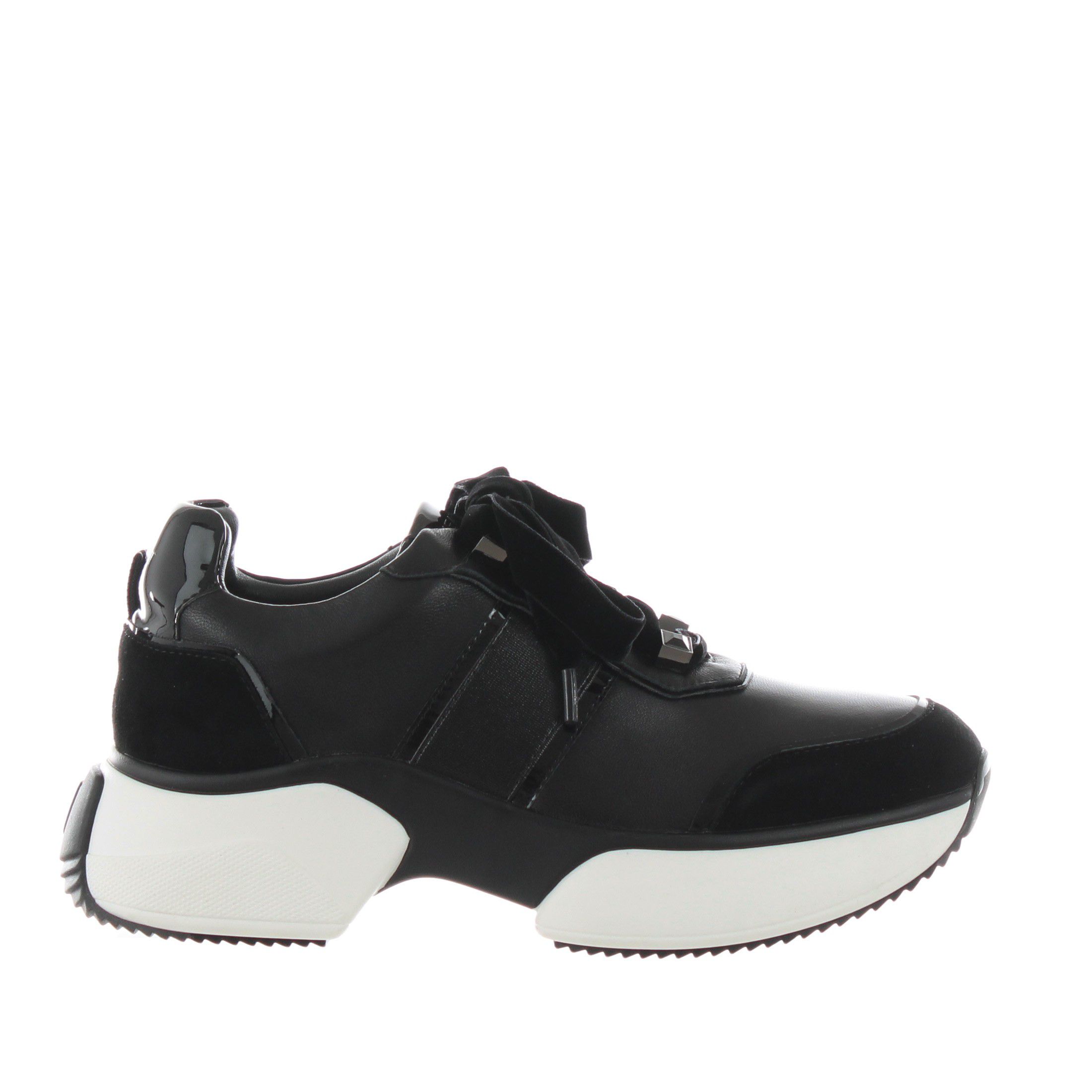 Jeannot sneaker in nappa e camoscio da donna