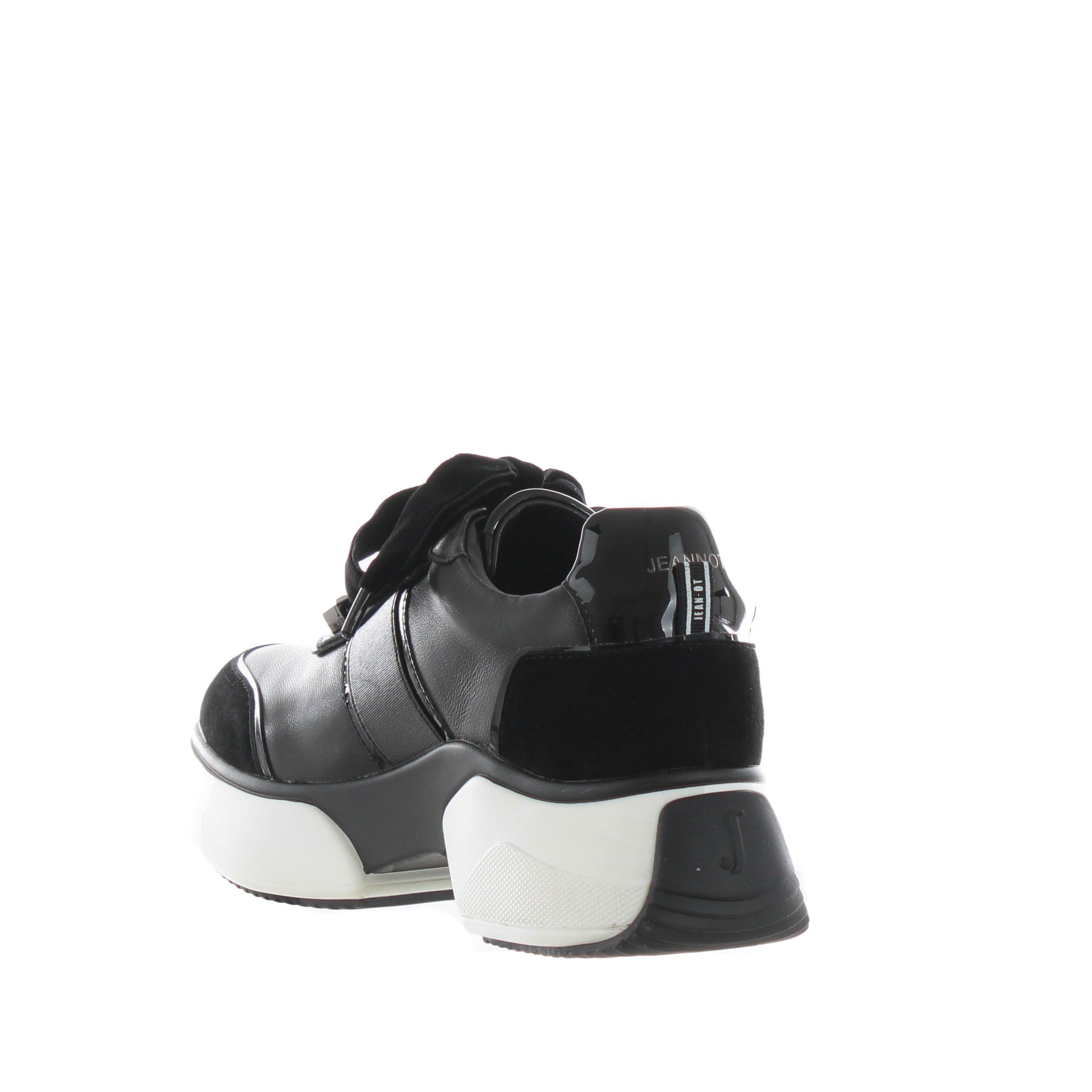 Jeannot sneaker in nappa e camoscio da donna
