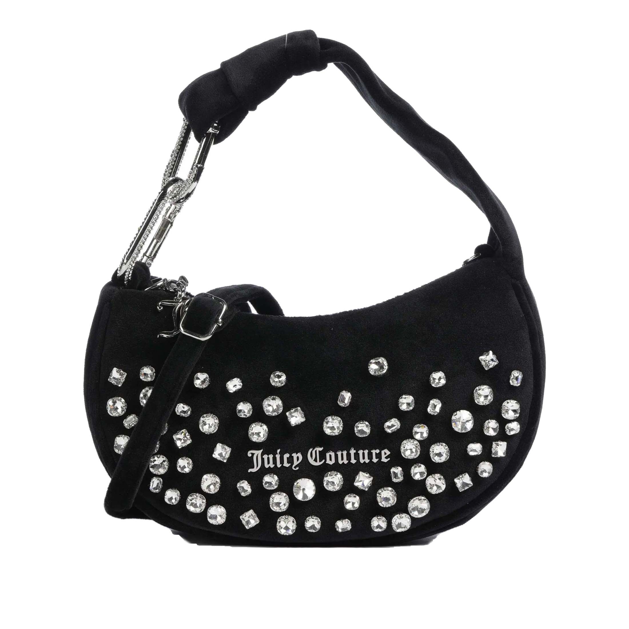 Juicy couture hobo bag blossom in simil velluto da donna
