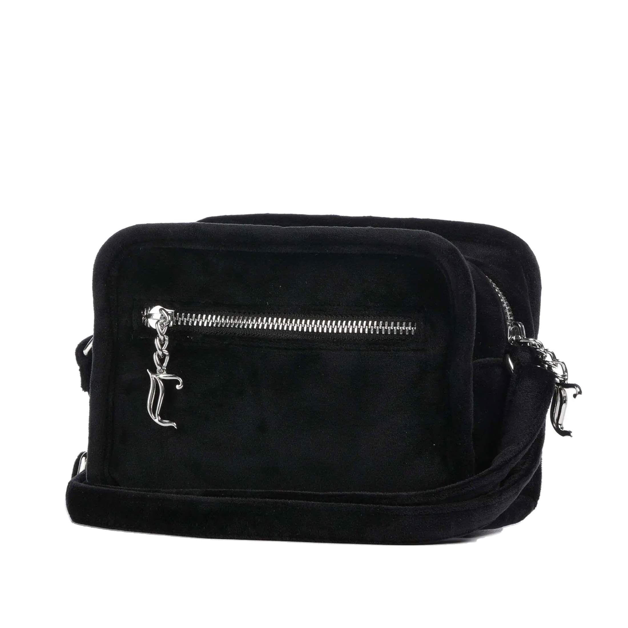 Juicy couture tracolla kimberly in simil velluto da donna