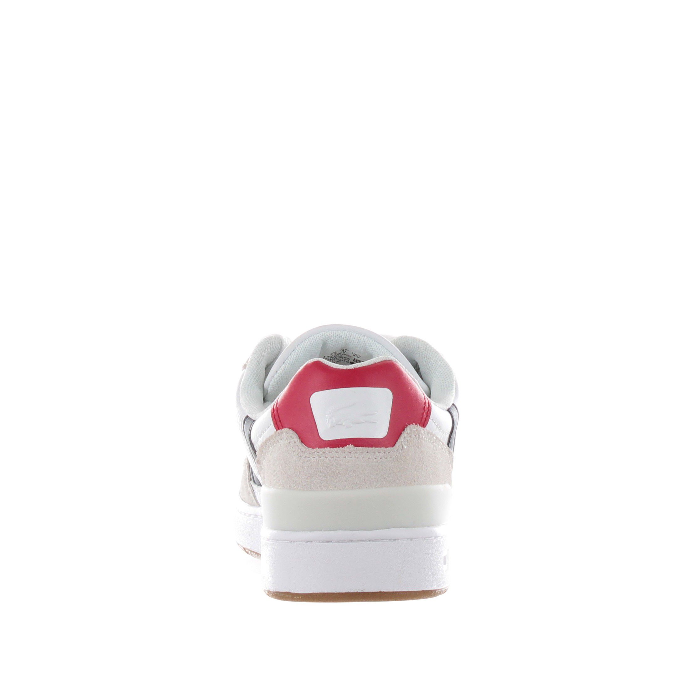 Lacoste sneaker t-clip in pelle e suede da uomo