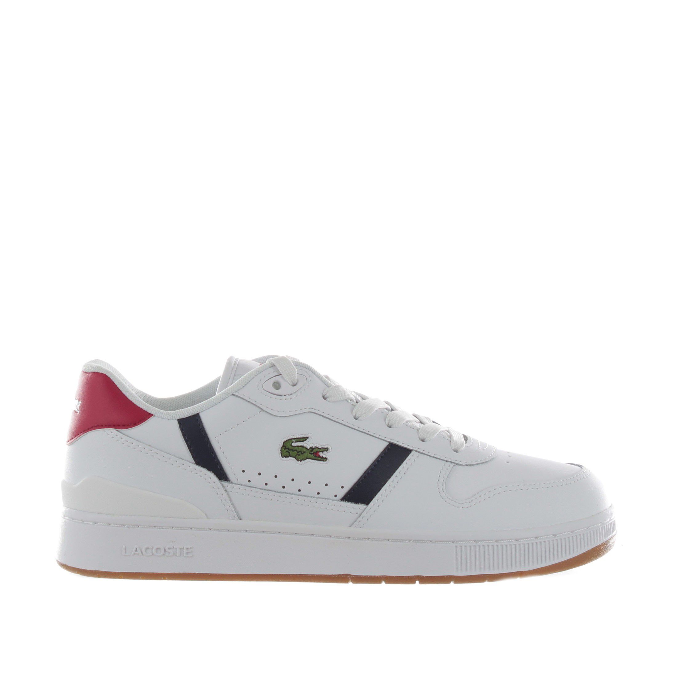 Lacoste sneaker t-clip set in denim da uomo