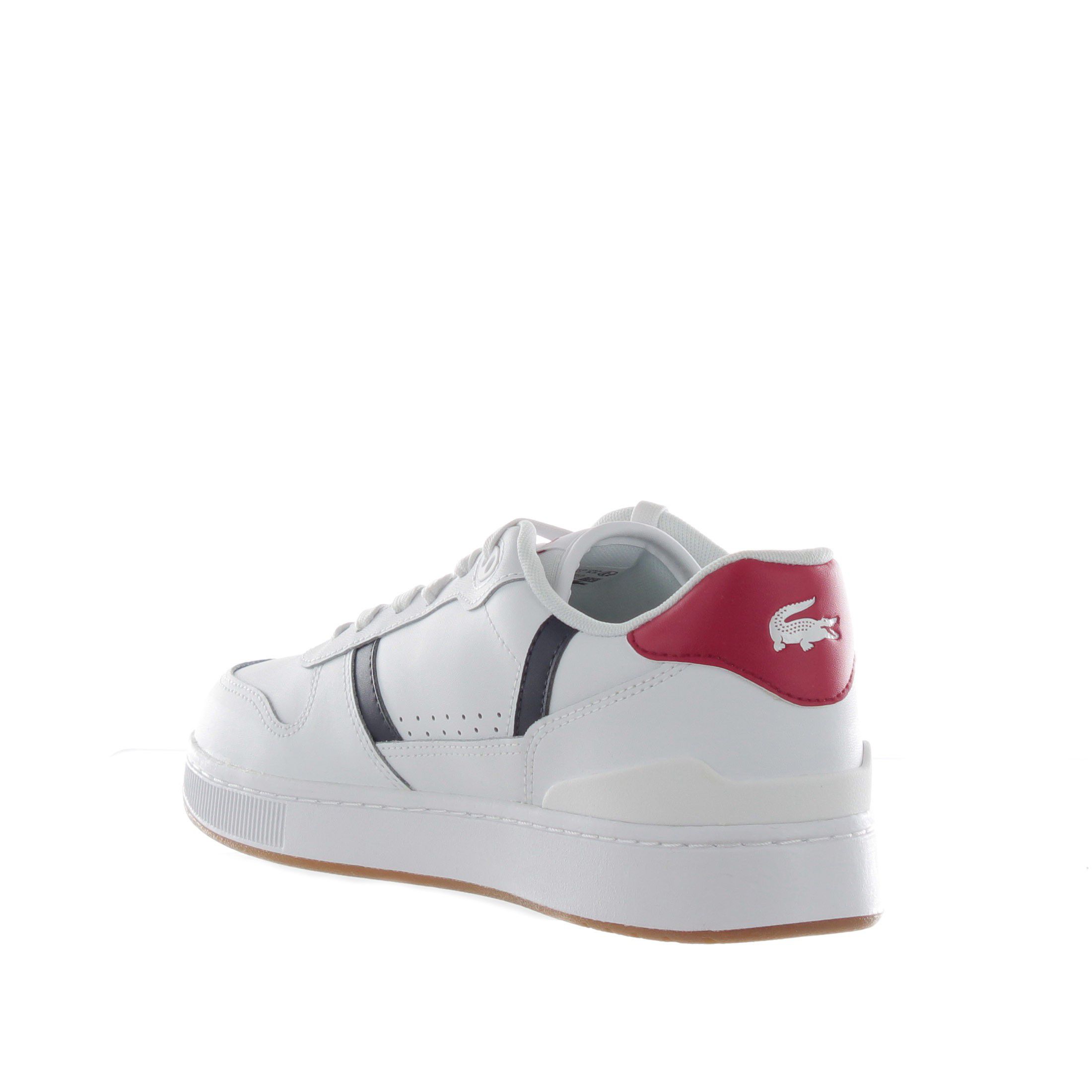 Lacoste sneaker t-clip set in denim da uomo