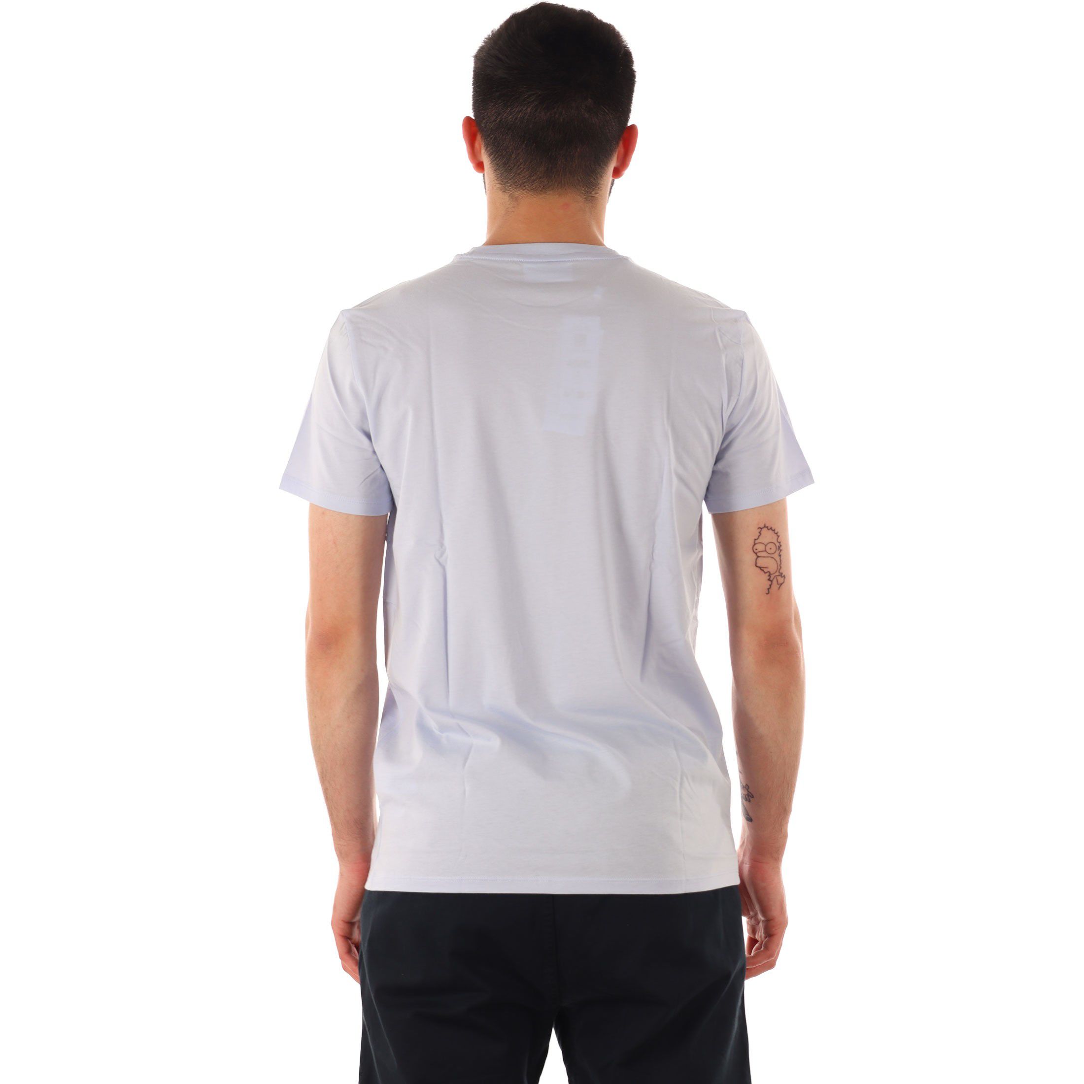 Lacoste t-shirt a girocollo in jersey di cotone pima da uomo