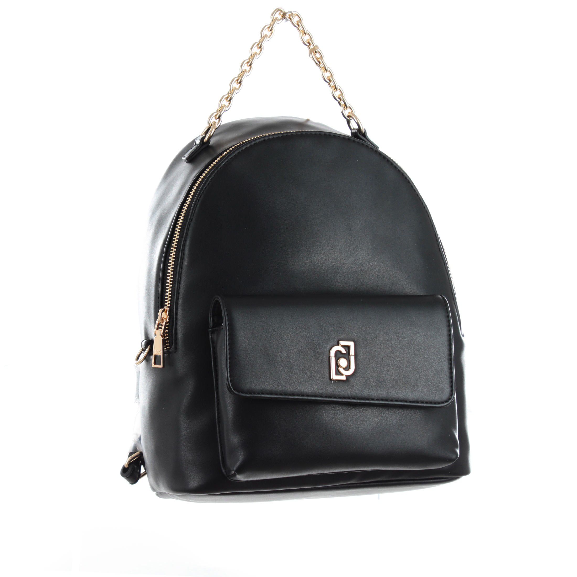 Liu jo backpack achala medium in similpelle lucida da donna