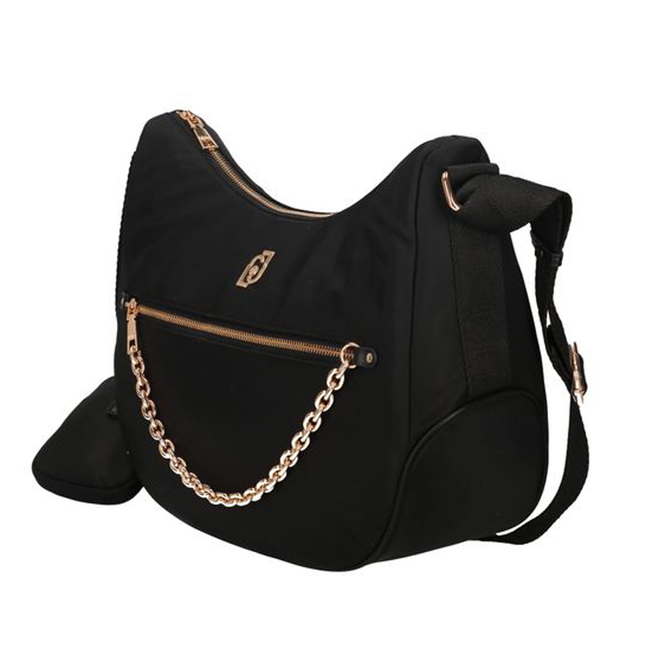 Liu jo borsa a mano achala medium hobo in nylon da donna