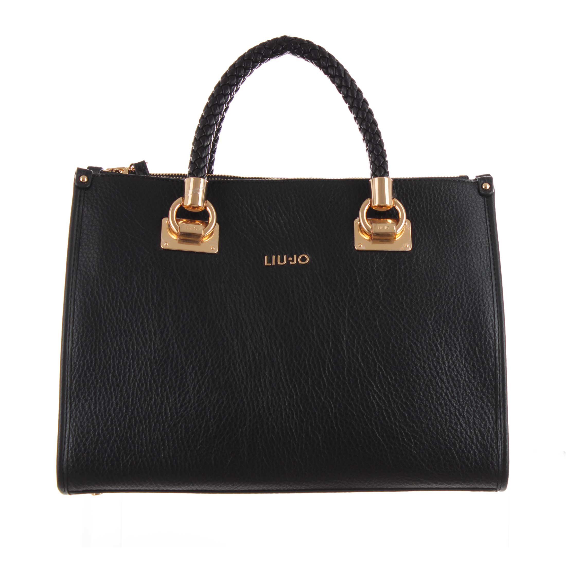 Liu jo borsa a mano manh satchel ecs medium in similpelle da donna