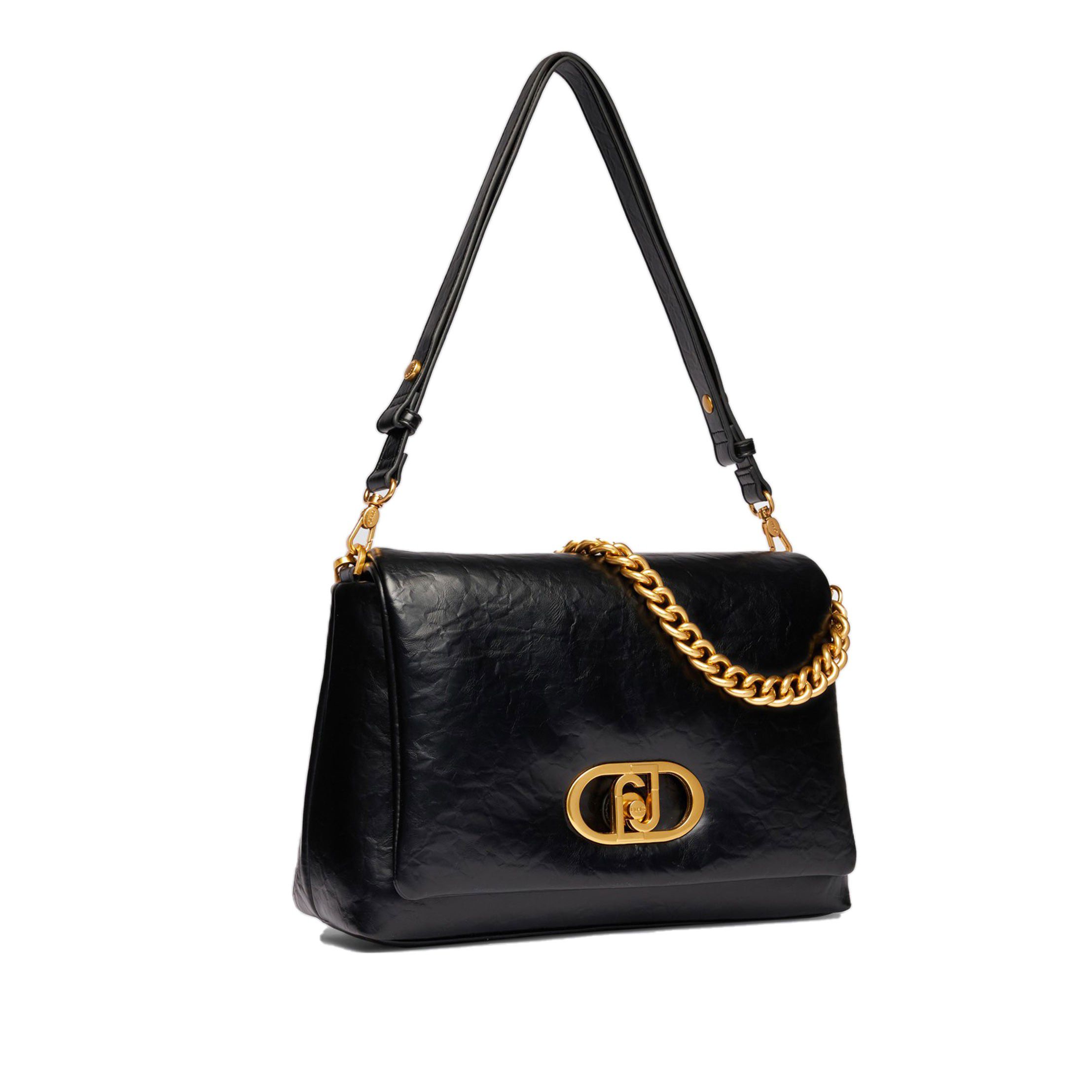 Liu jo borsa a tracolla lapuffy ecs large in similpellle da donna