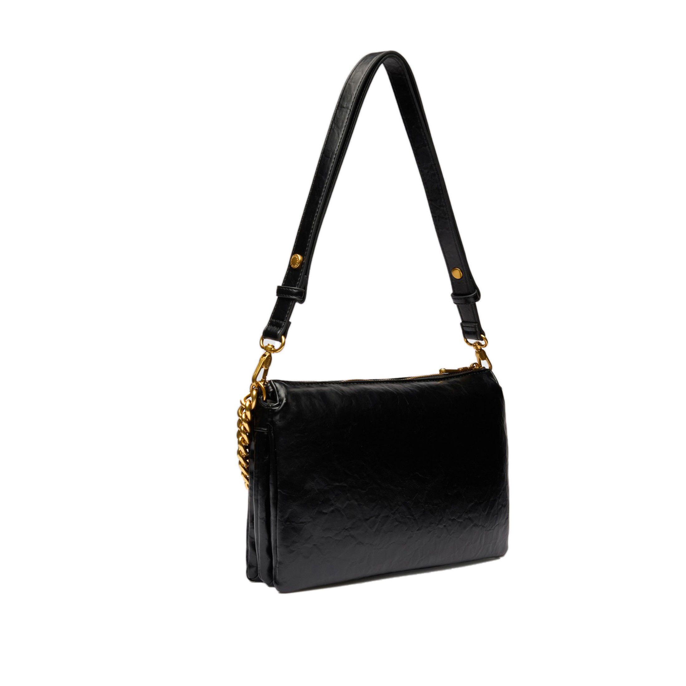 Liu jo borsa a tracolla lapuffy ecs medium in similpellle da donna