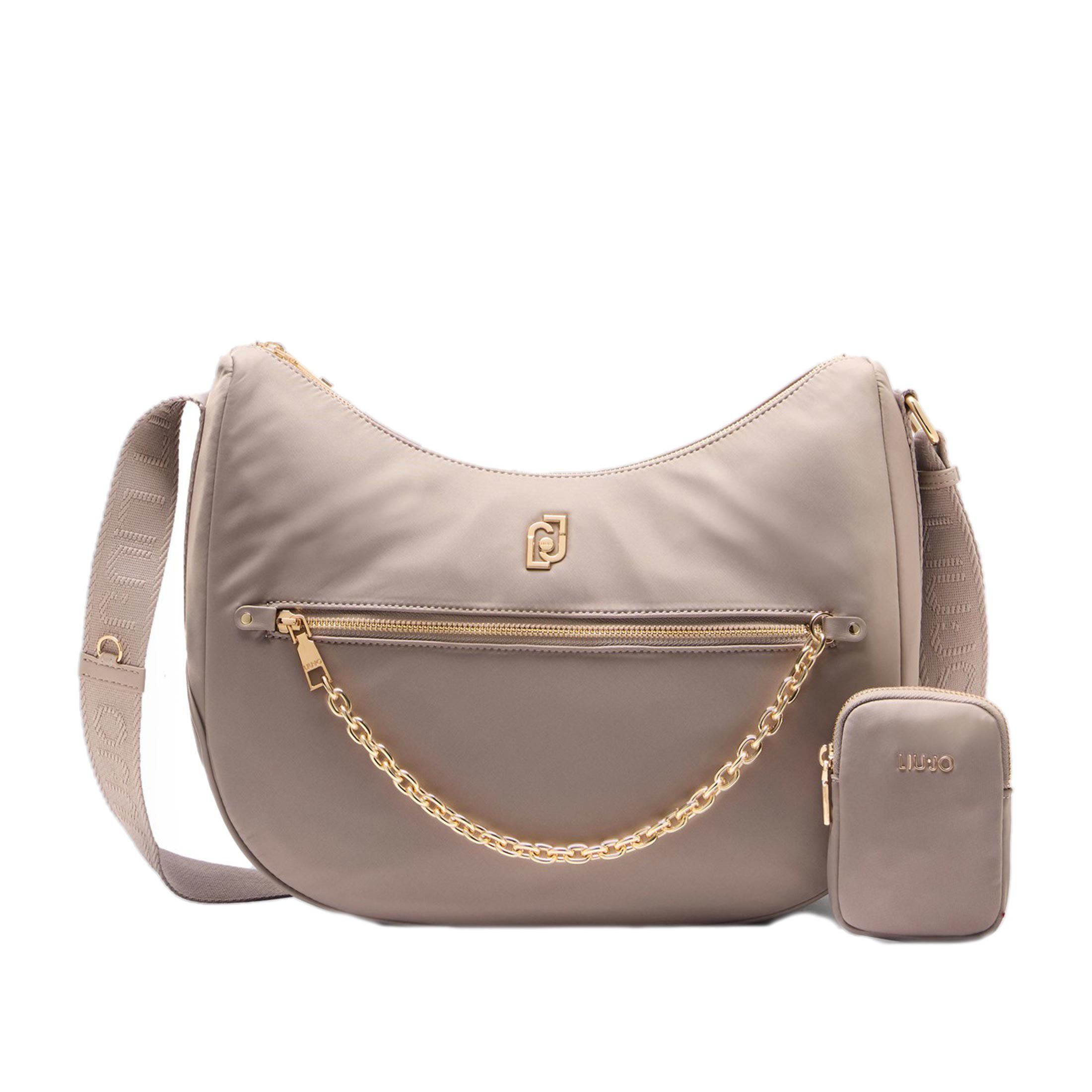 Liu jo borsa achala ecs hobo medium in tessuto da donna