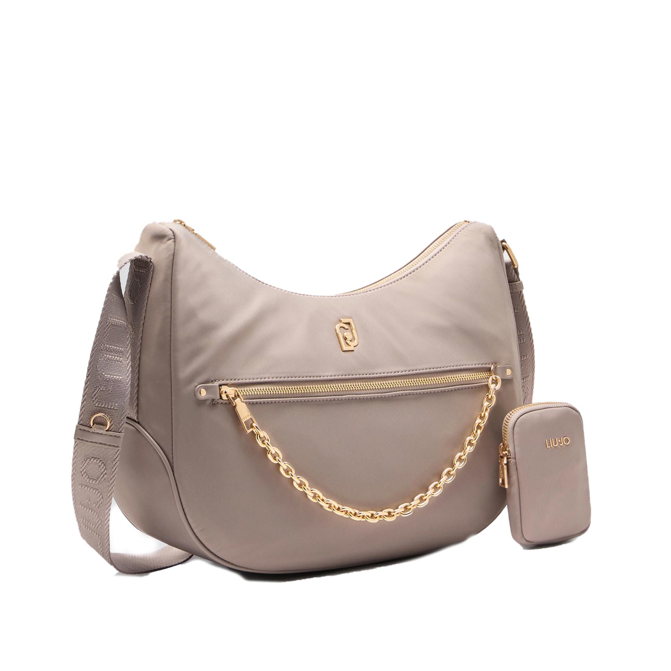 Liu jo borsa achala ecs hobo medium in tessuto da donna