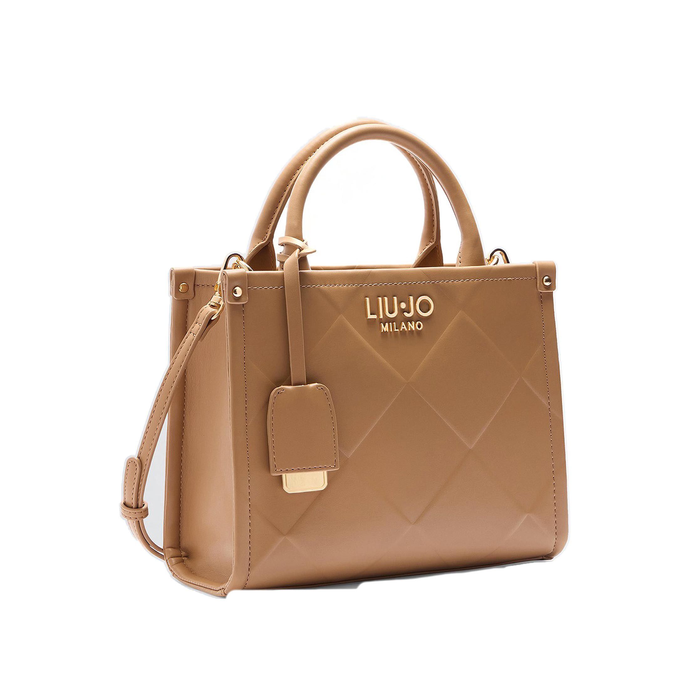Liu jo borsa shopping ridhi ecs medium in similpelle da donna