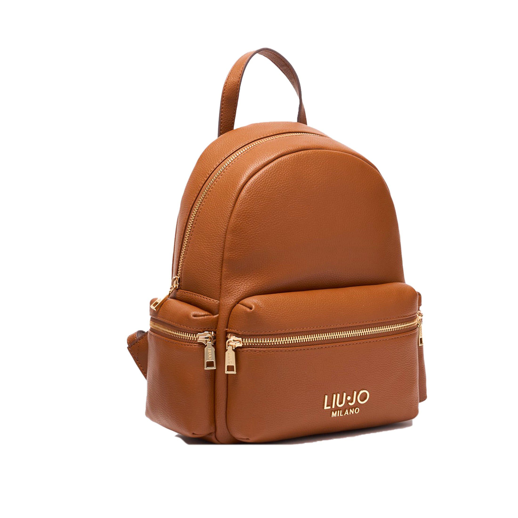 Liu jo zaino evrim ecs medium in similpelle con grana da donna