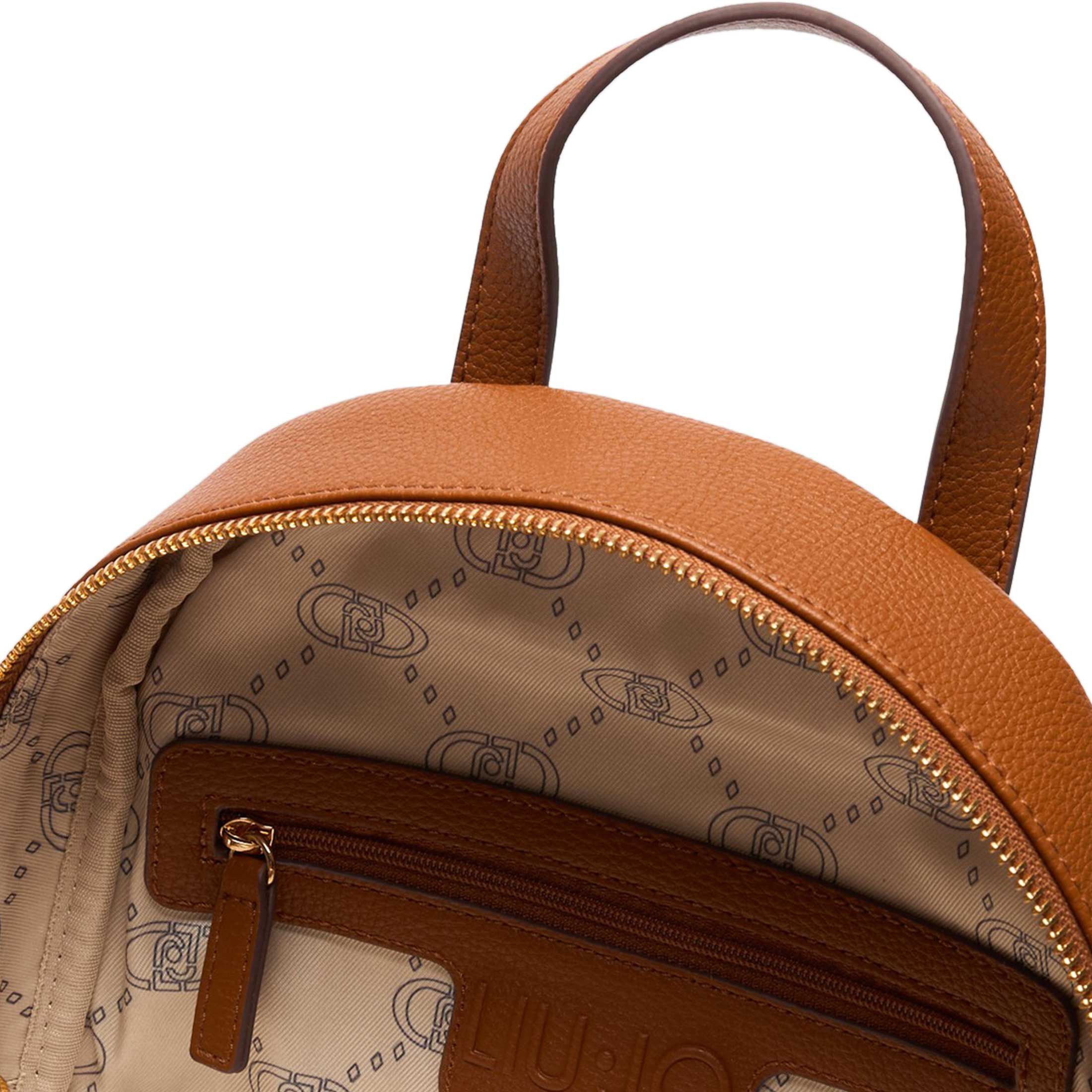 Liu jo zaino evrim ecs medium in similpelle con grana da donna