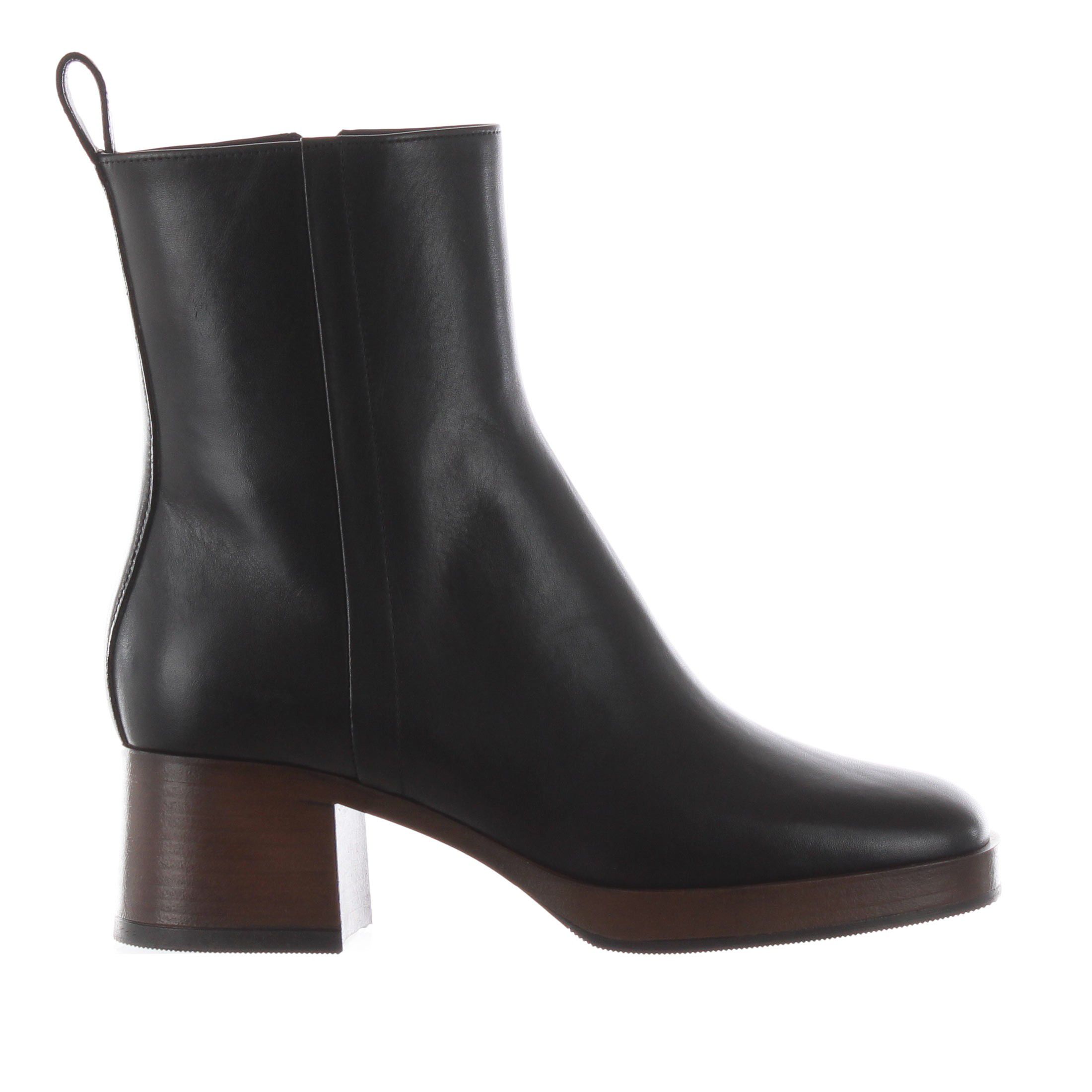 Lorenzo mari scarpa nero pelle   da donna