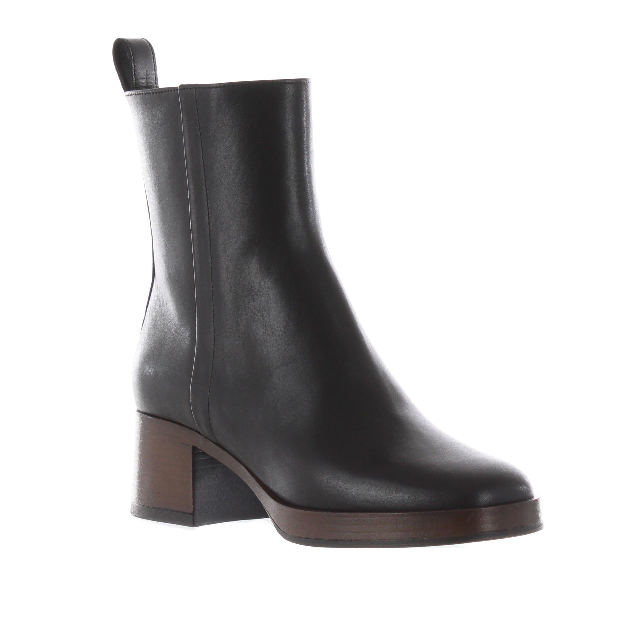 Lorenzo mari scarpa nero pelle   da donna