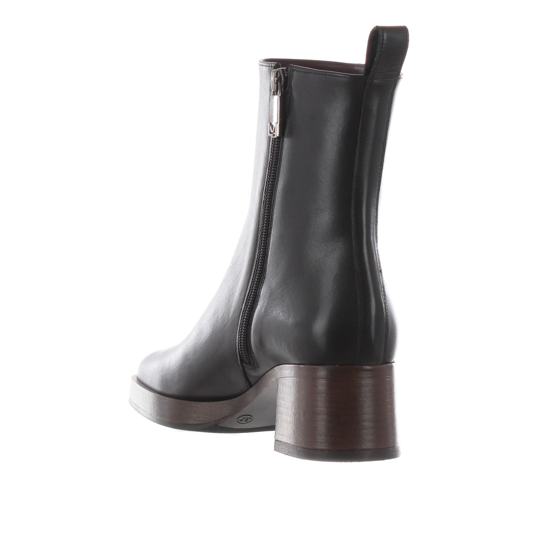 Lorenzo mari scarpa nero pelle   da donna