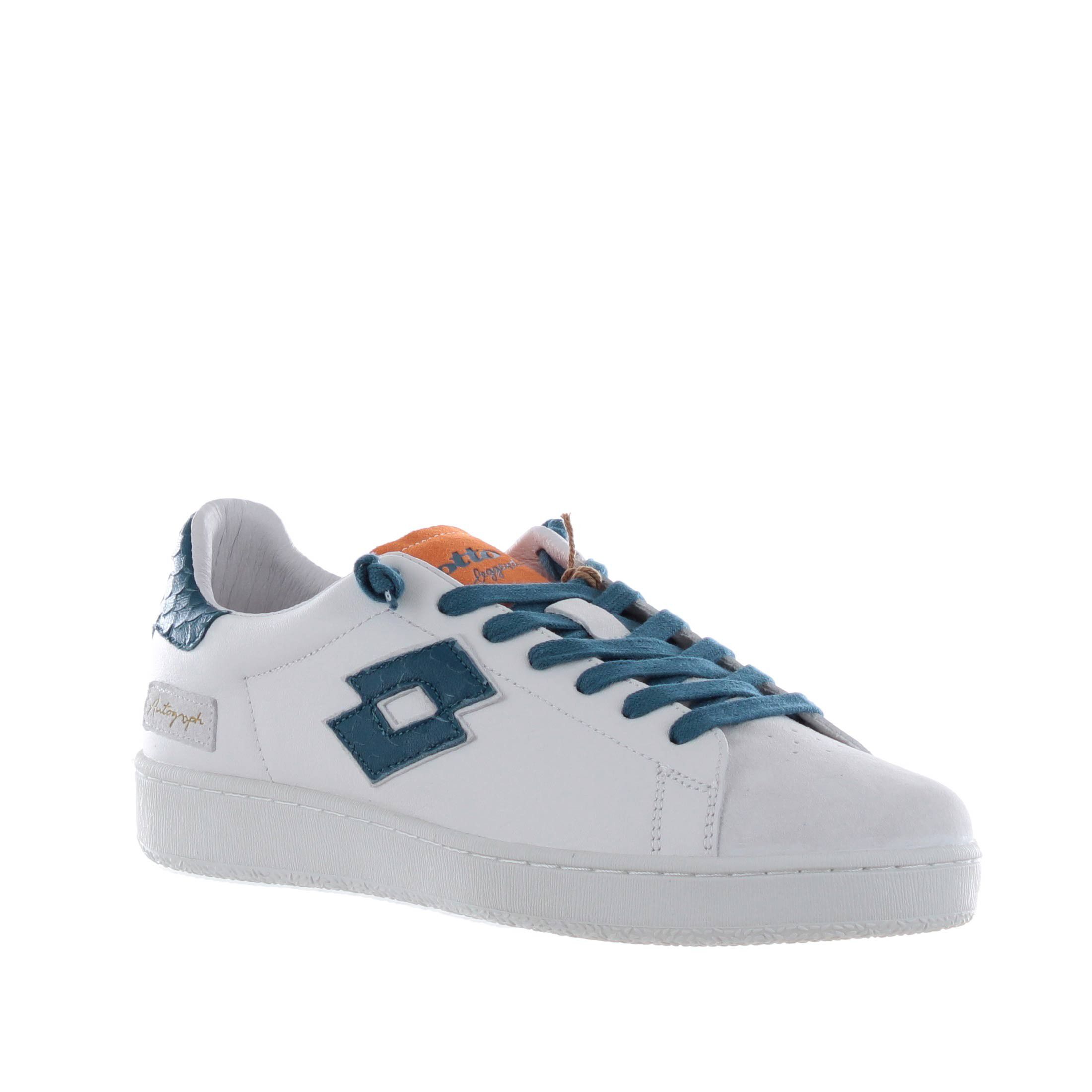 Lotto sneaker autograph fish in pelle da uomo