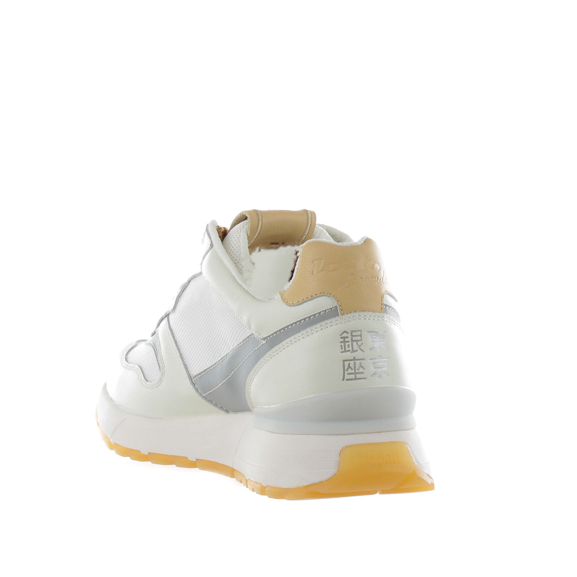Lotto sneaker tokyo ginza in pelle e mesh da uomo