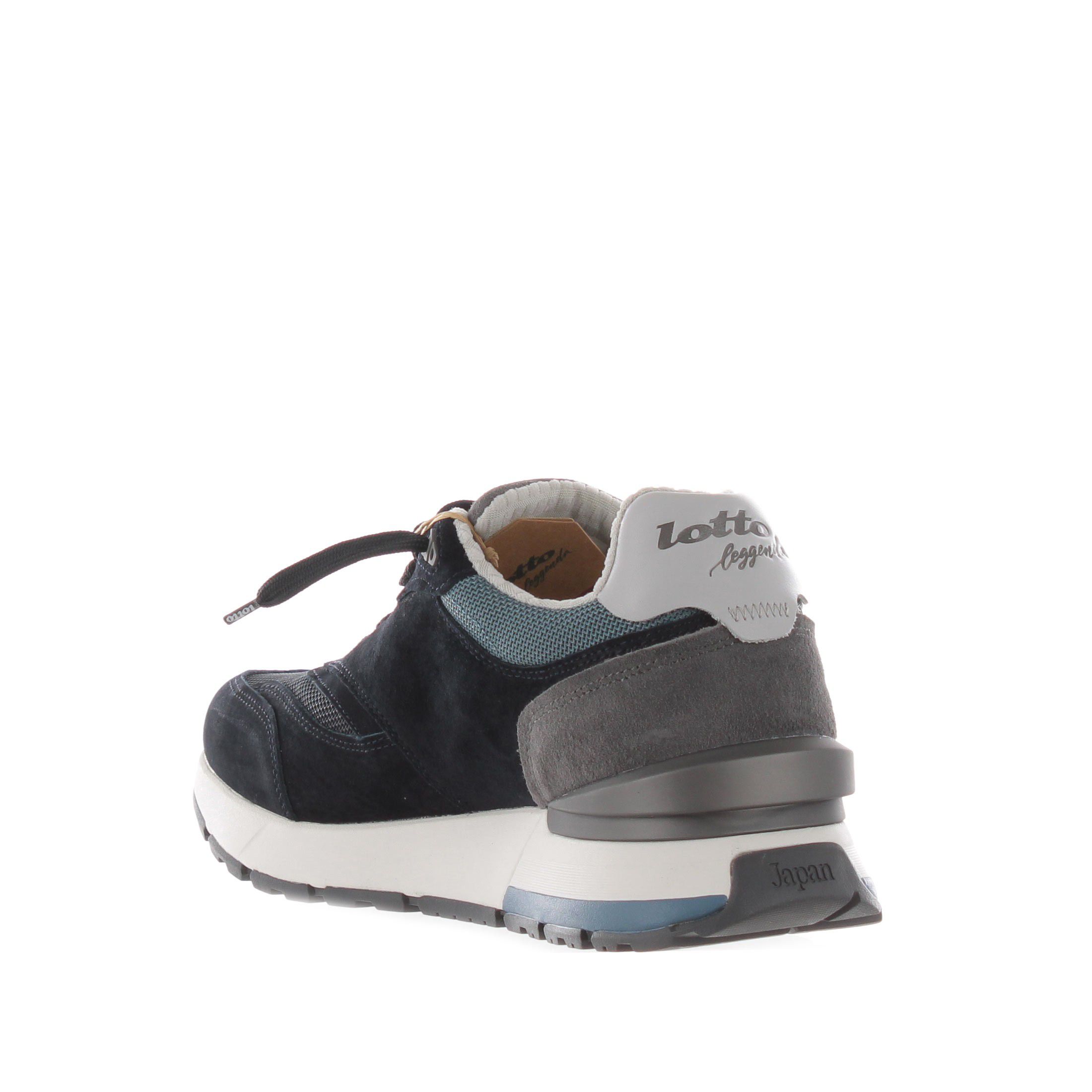 Lotto sneaker tokyo ginza pure in camoscio e mesh da uomo