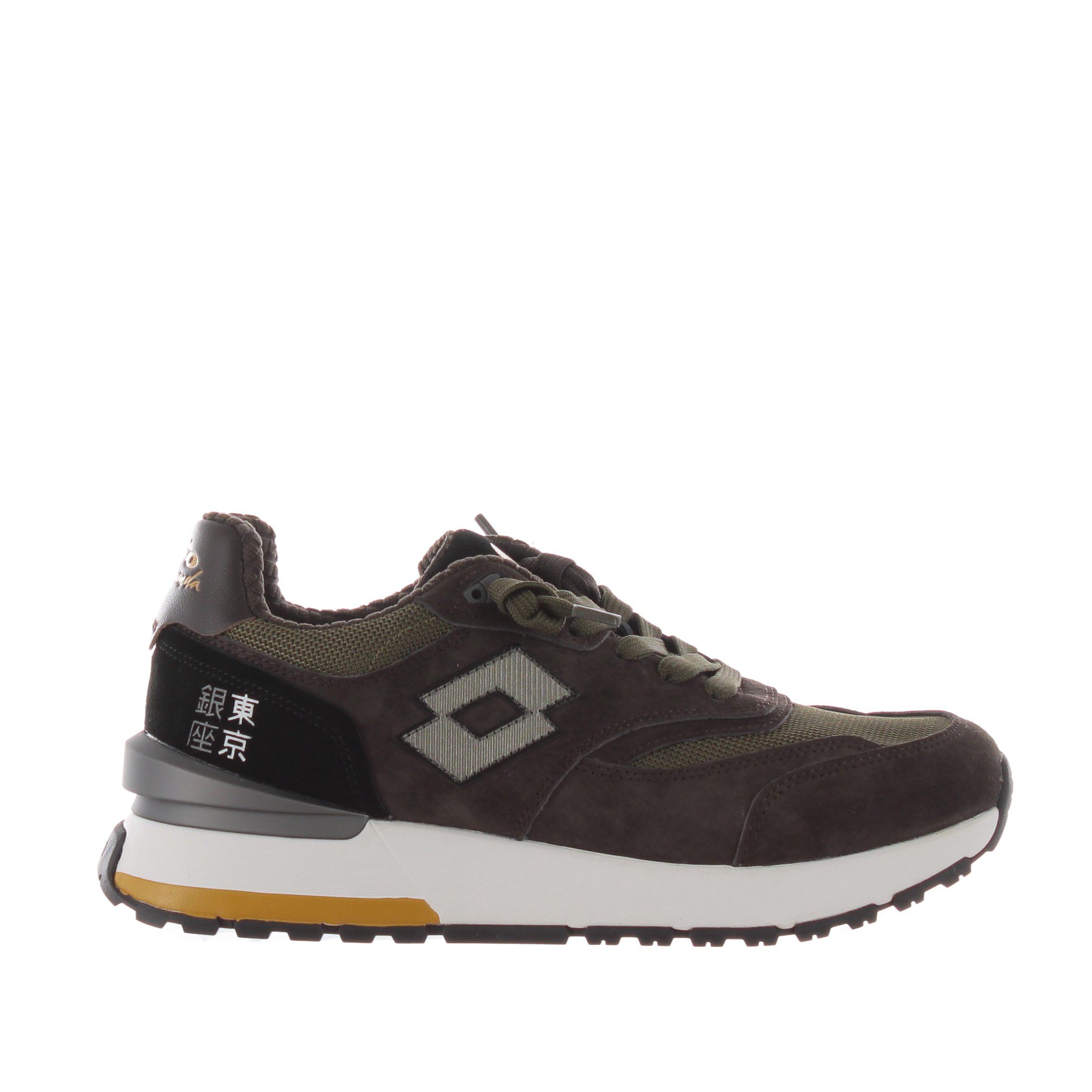 Lotto sneaker tokyo ginza pure in camoscio e mesh da uomo