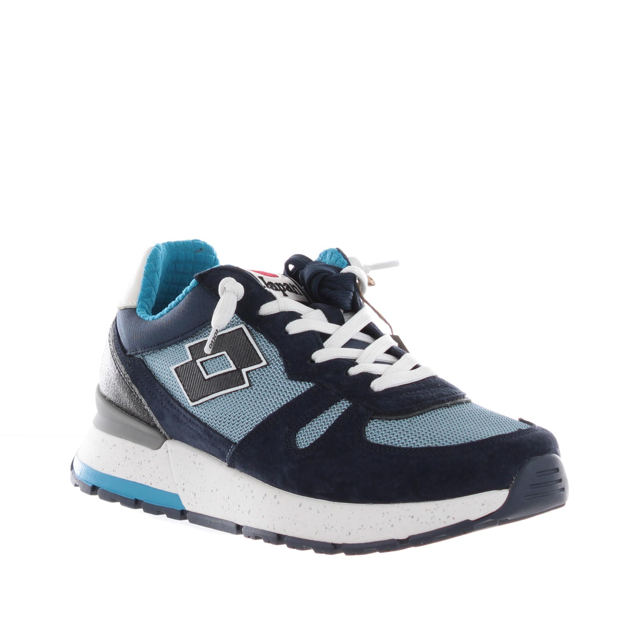 Lotto sneaker tokyo shibuya in suede e tessuto tecnico da uomo