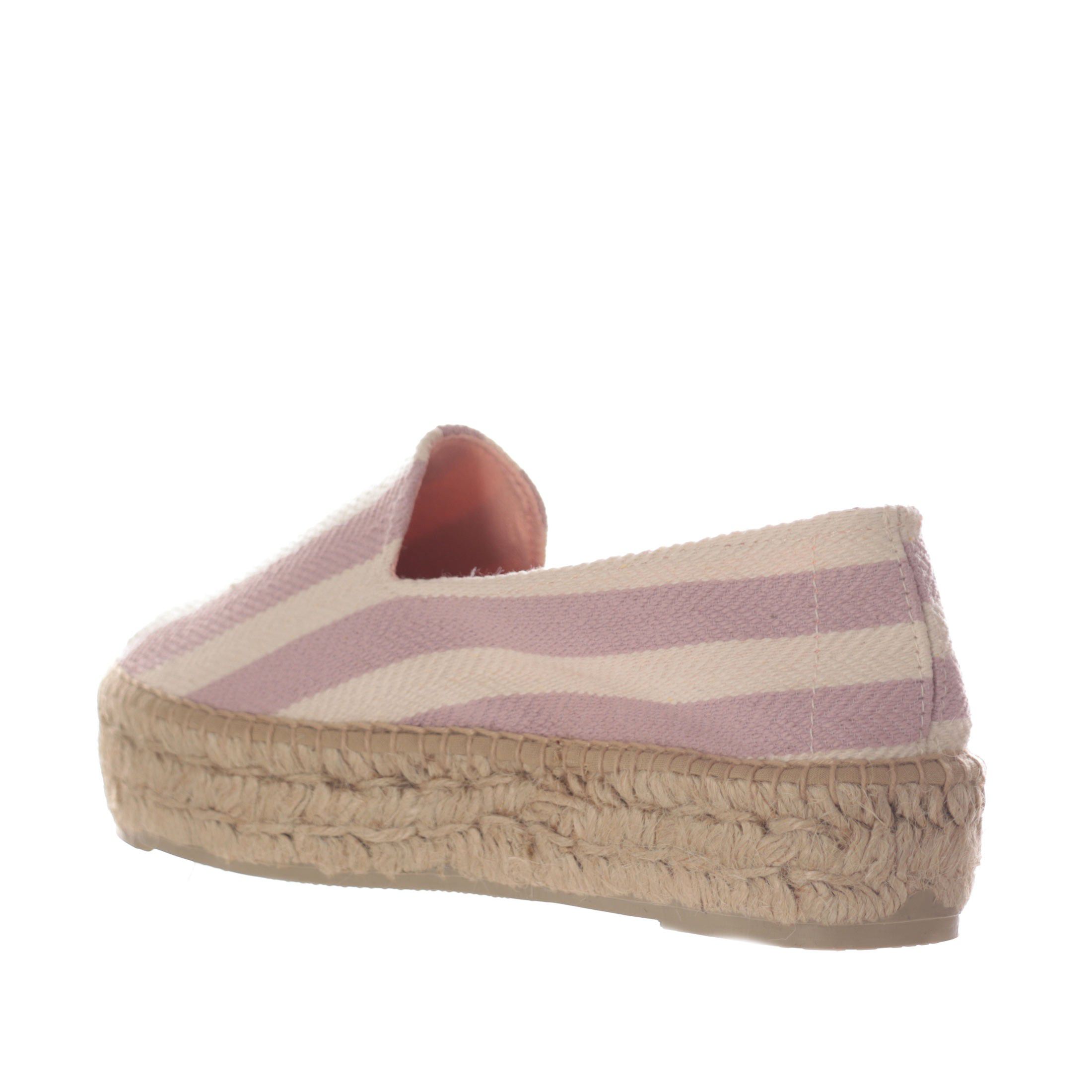 Manebi' espadrillas in cotone riciclato a righe da donna