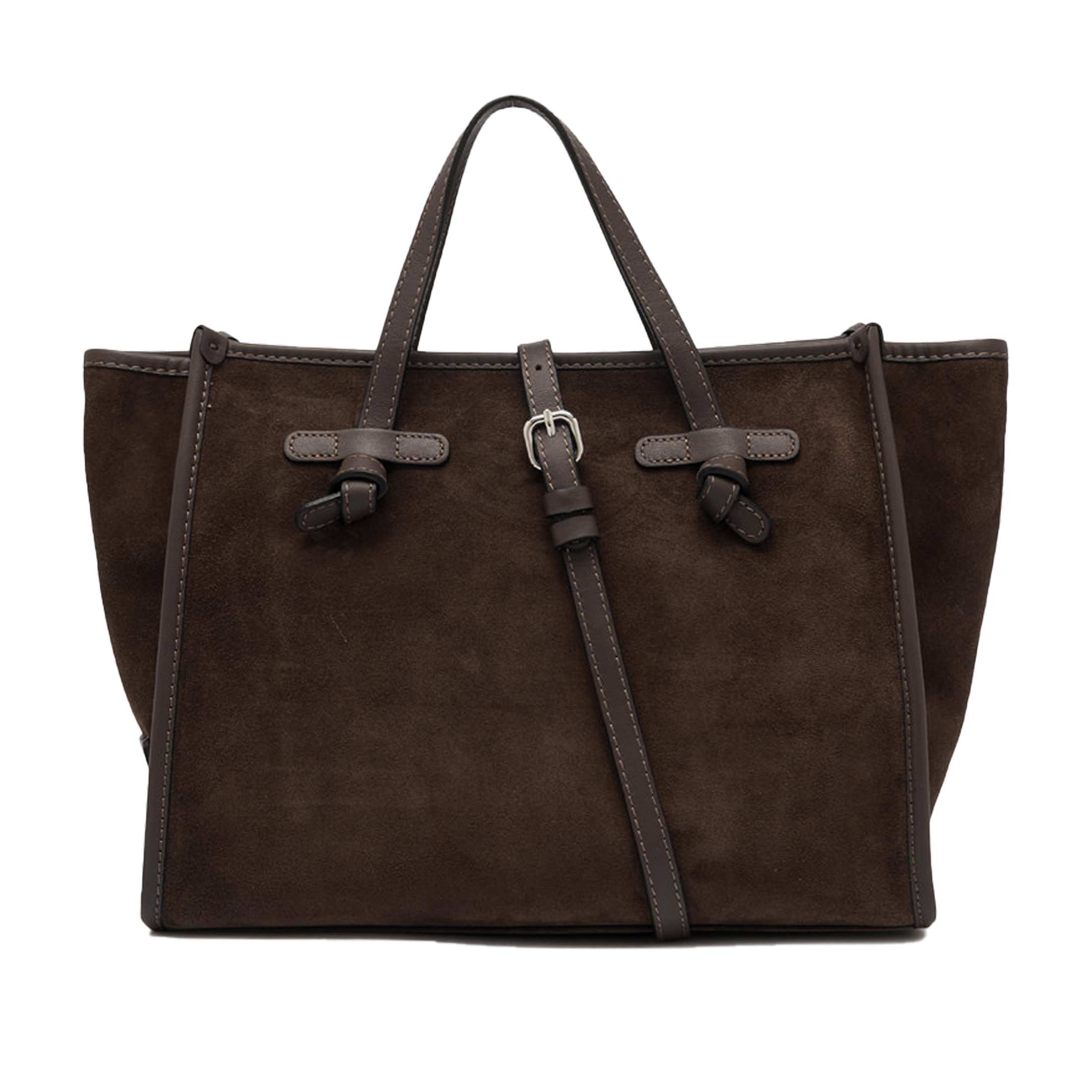 Marcella club borsa shopping in camoscio e pelle da donna