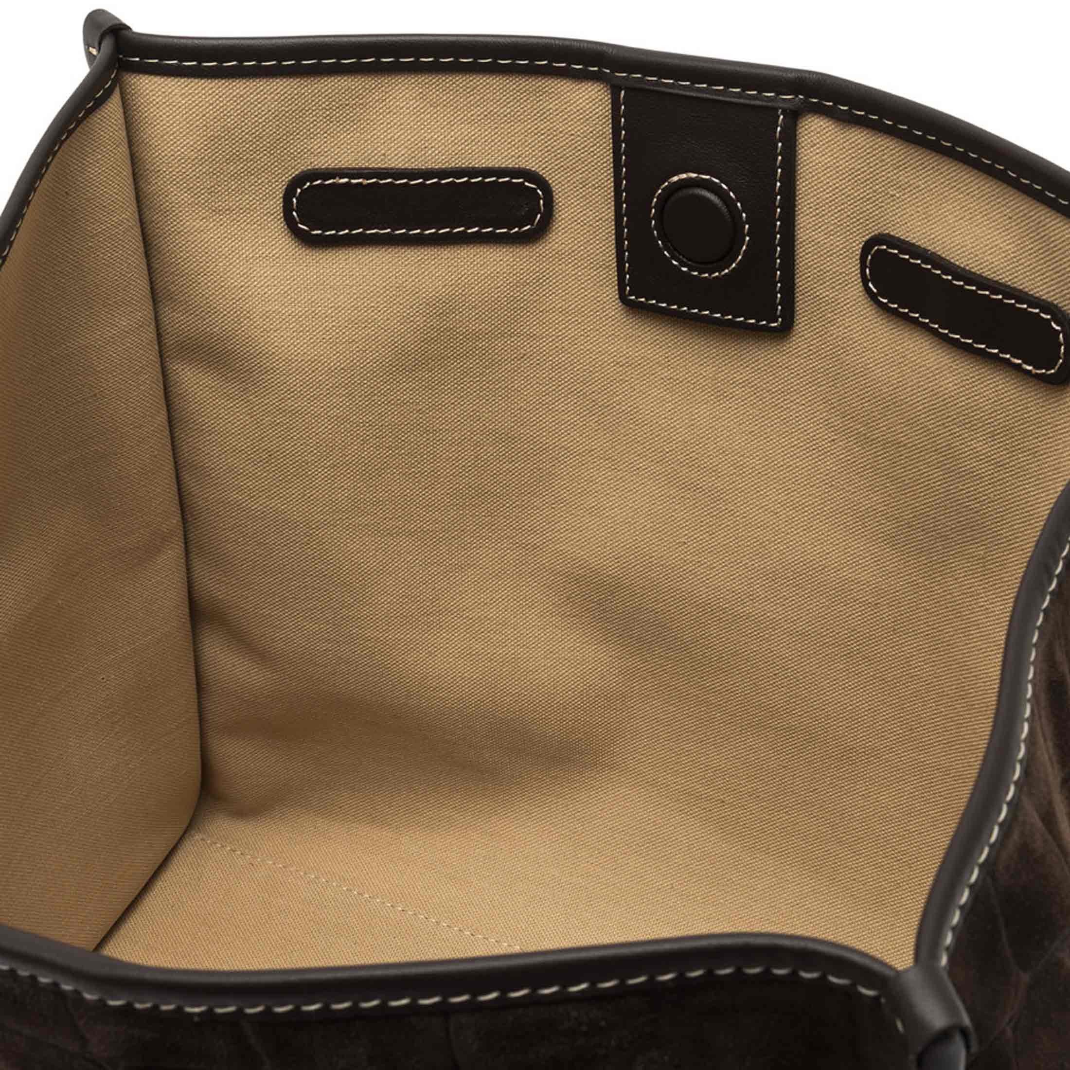 Marcella club borsa shopping in camoscio effetto cocco da donna